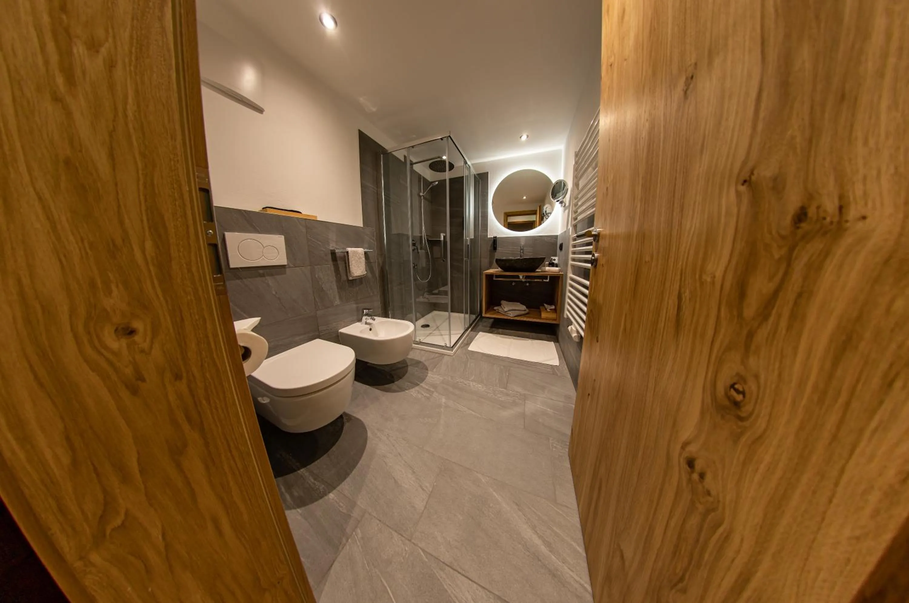 Bathroom in Hotel Gruber