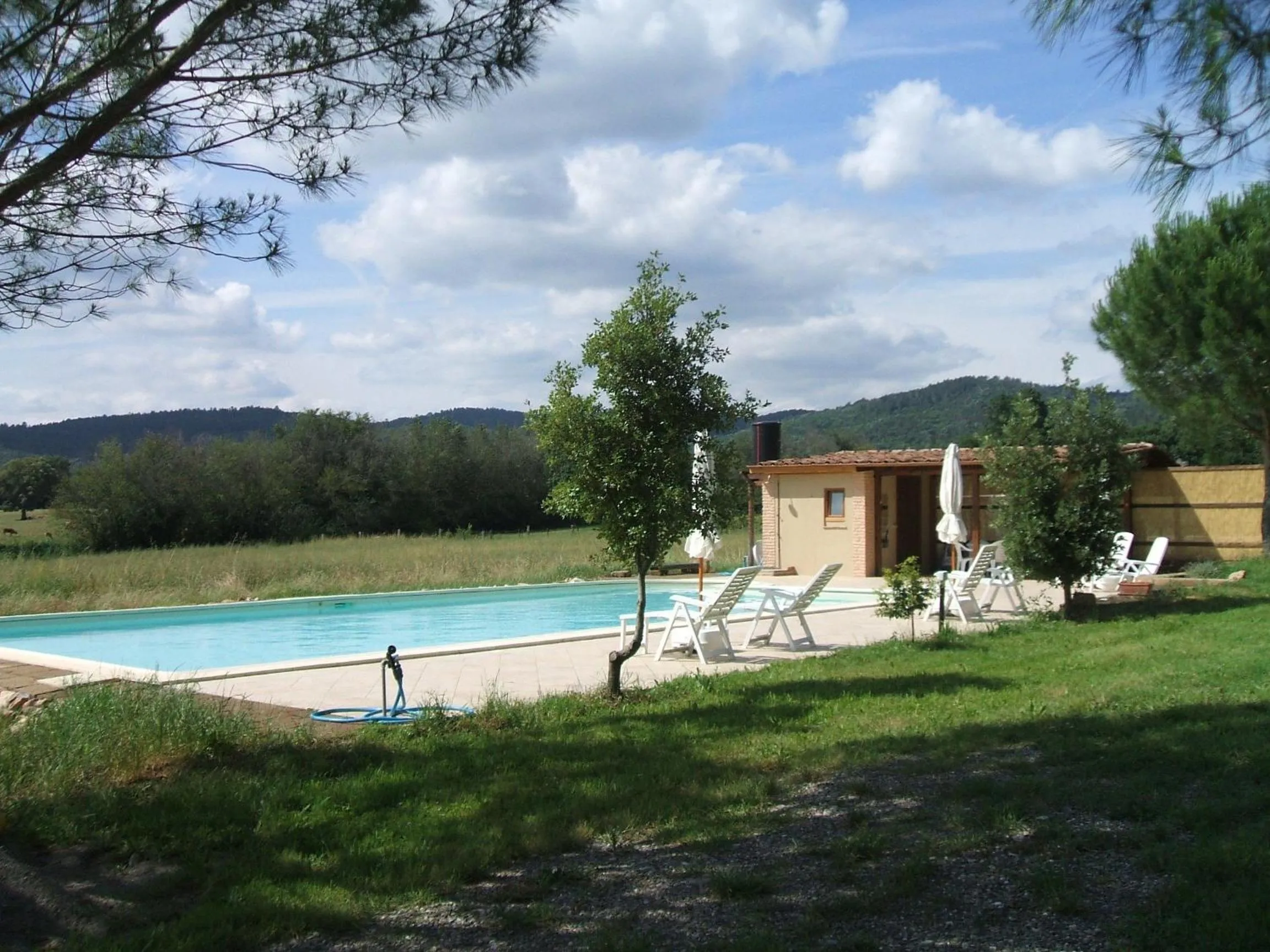 Swimming pool in Casetta Francini