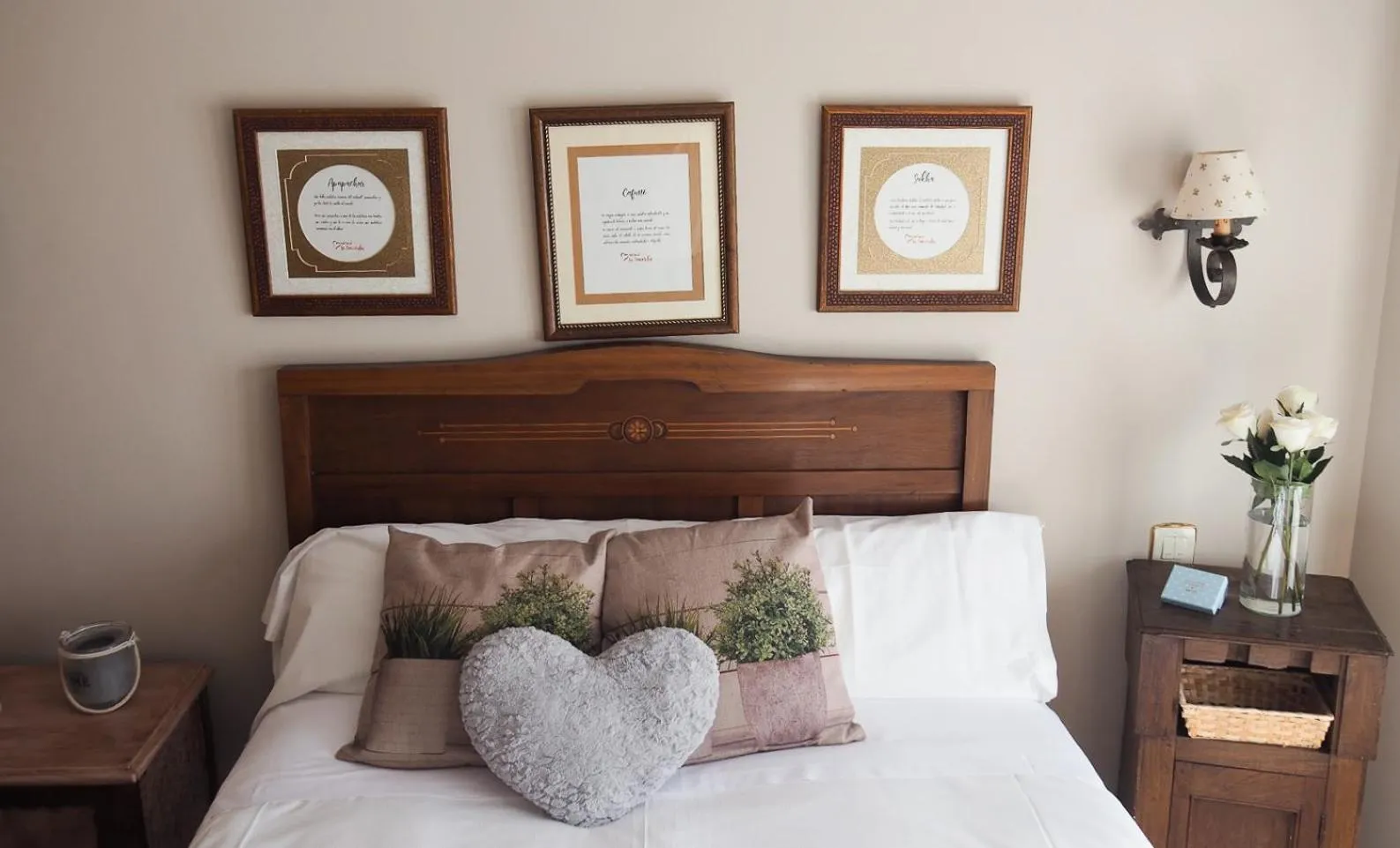 Bed in Hotel Rural la Concordia