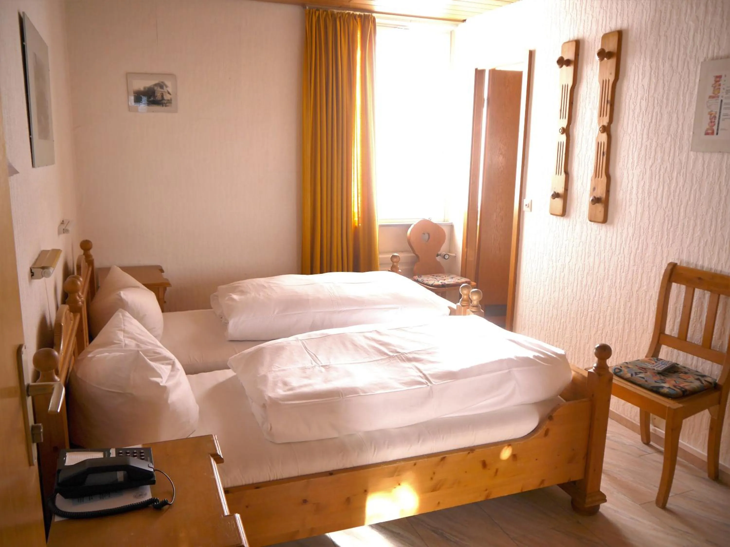 Photo of the whole room, Bed in Hotel-Gasthof-Destille-Eisenbahn