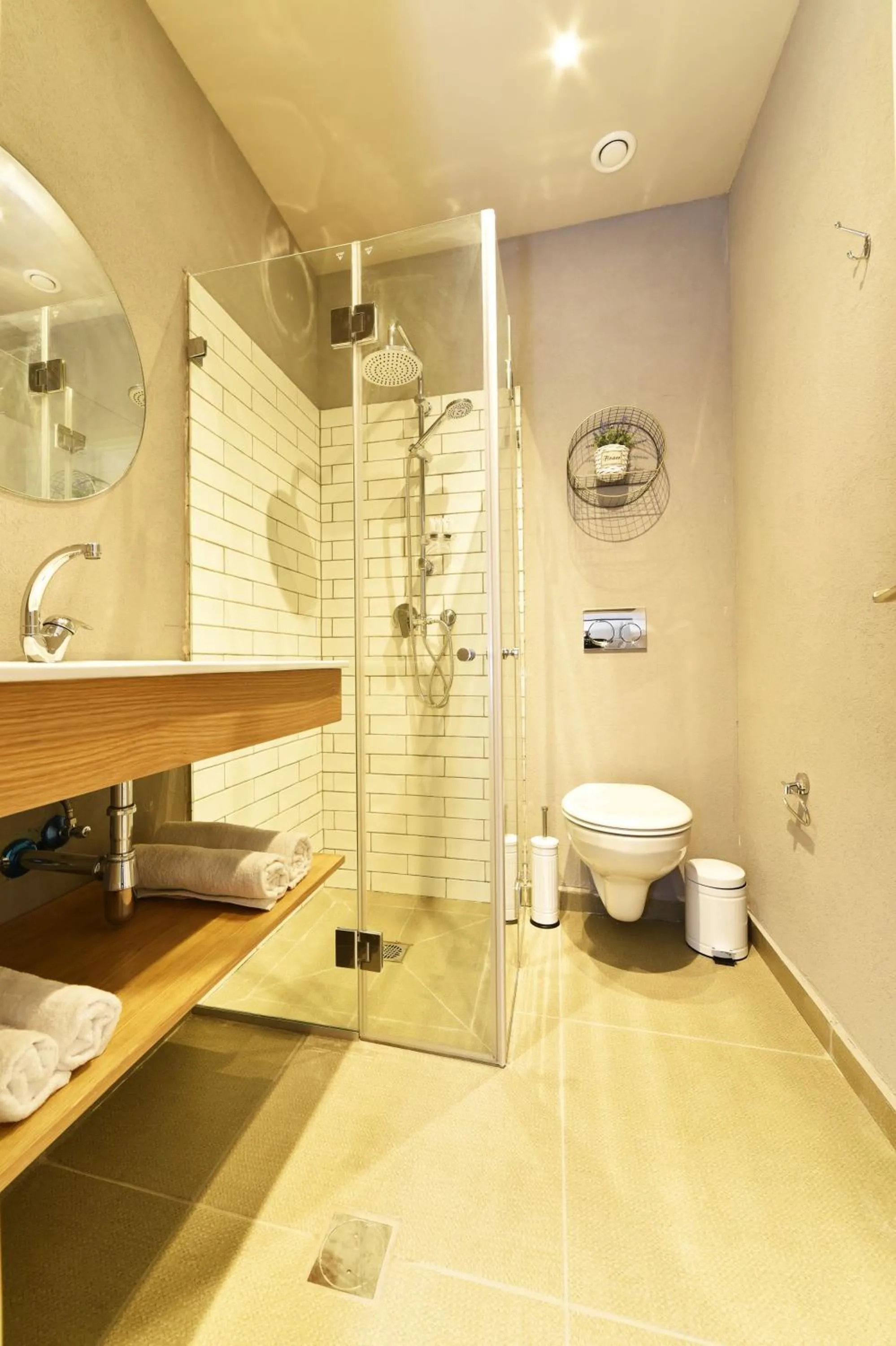 Shower in My Jerusalem View