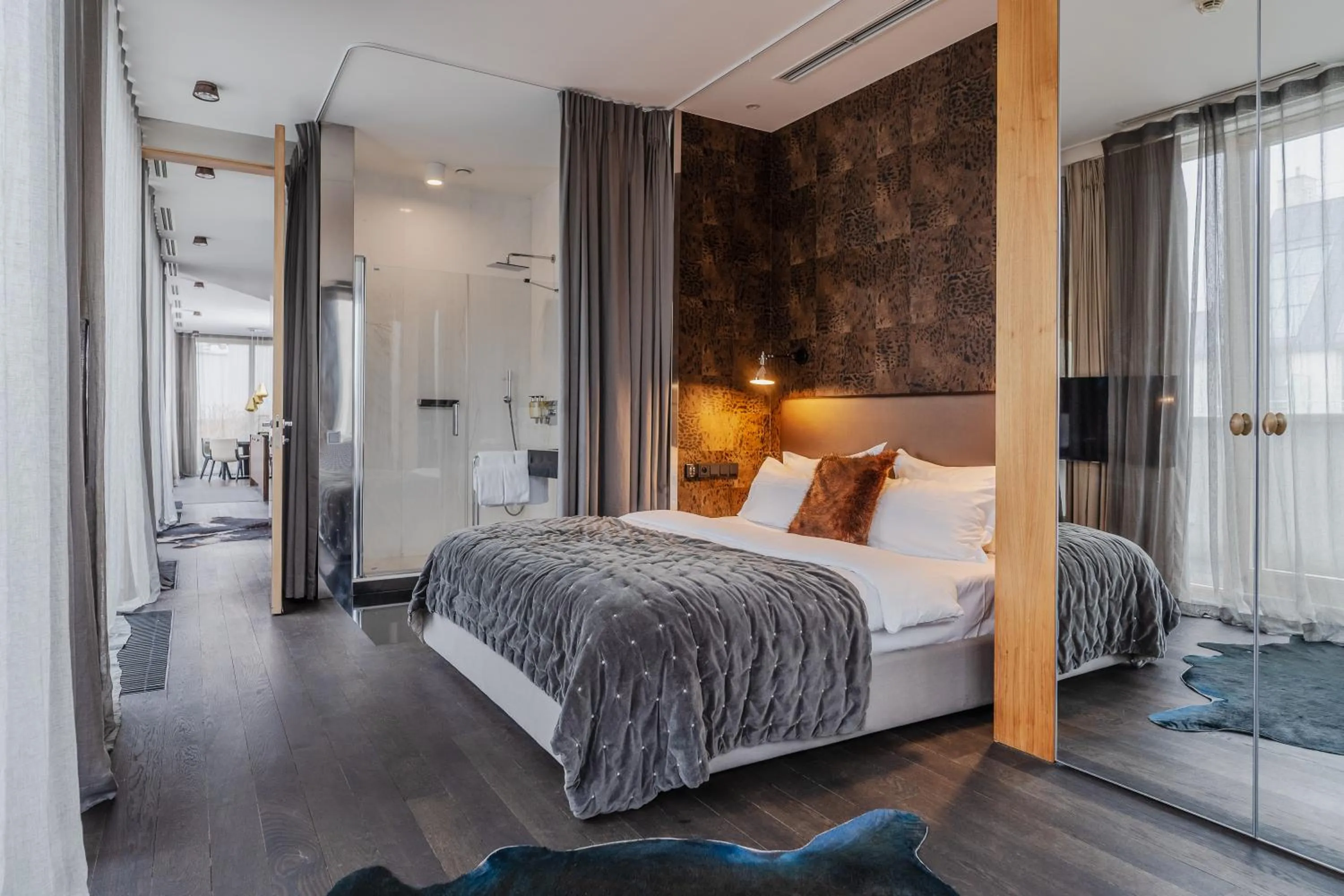 Bedroom, Bed in H15 Boutique Hotel, Warsaw, a Member of Design Hotels