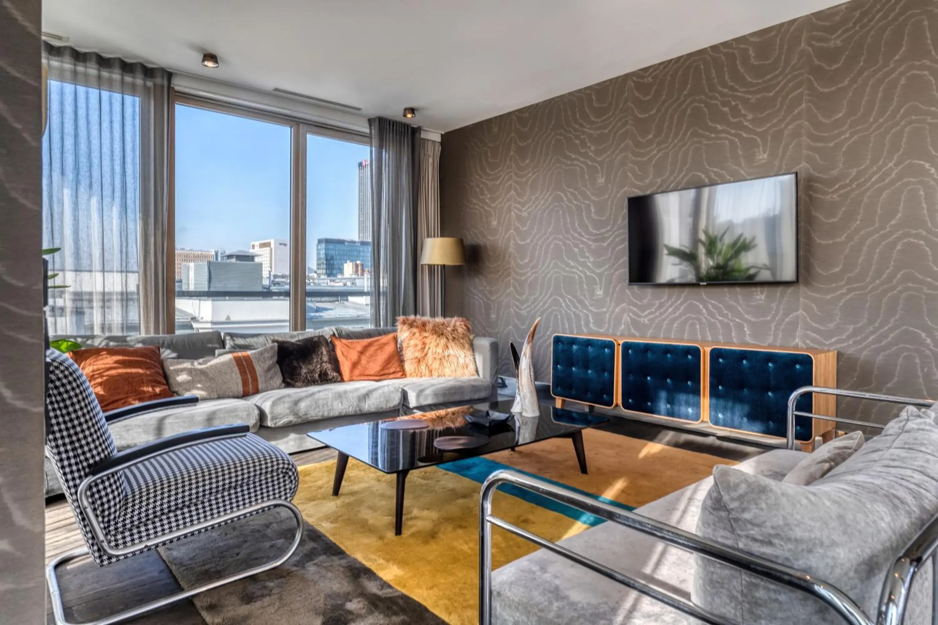 Living room in H15 Boutique Hotel, Warsaw, a Member of Design Hotels Living room in H15 Boutique Hotel, Warsaw, a Member of Design Hotels