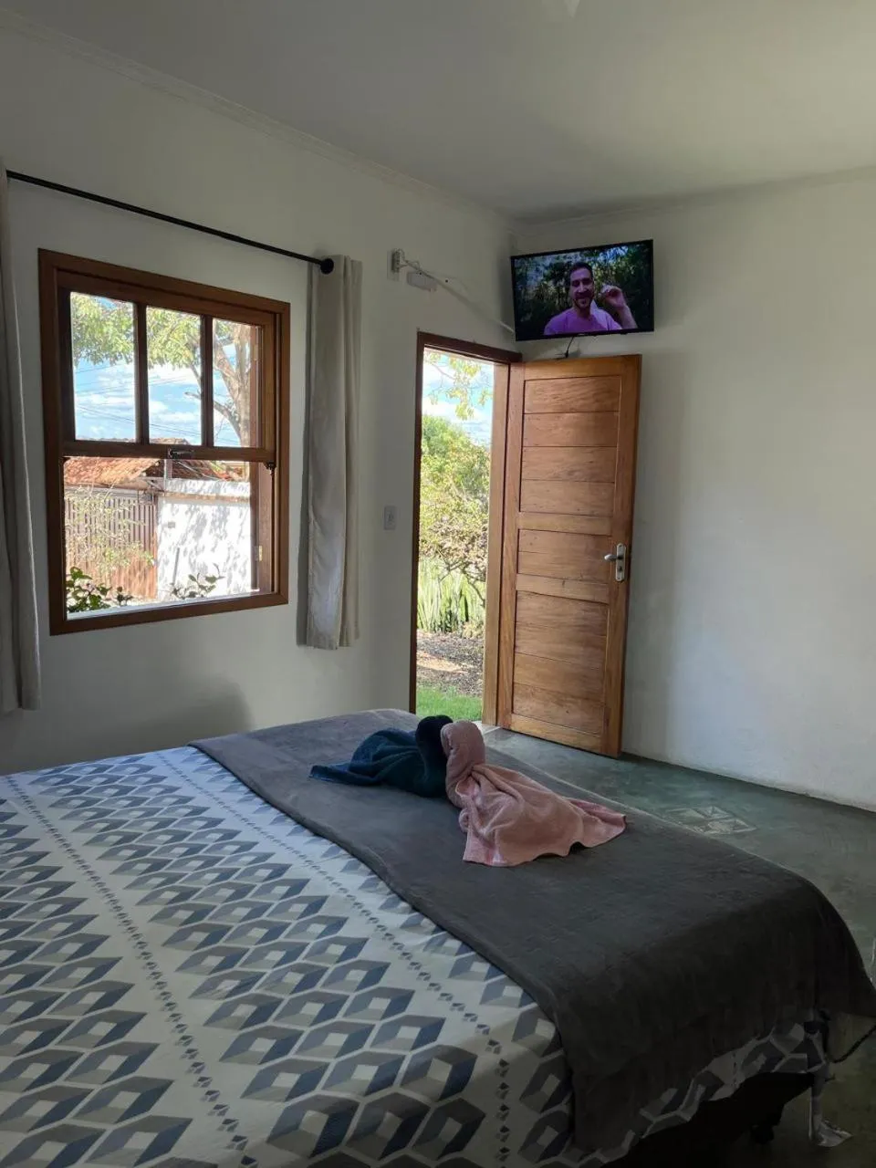 Bed in Pousada Sempre Viva