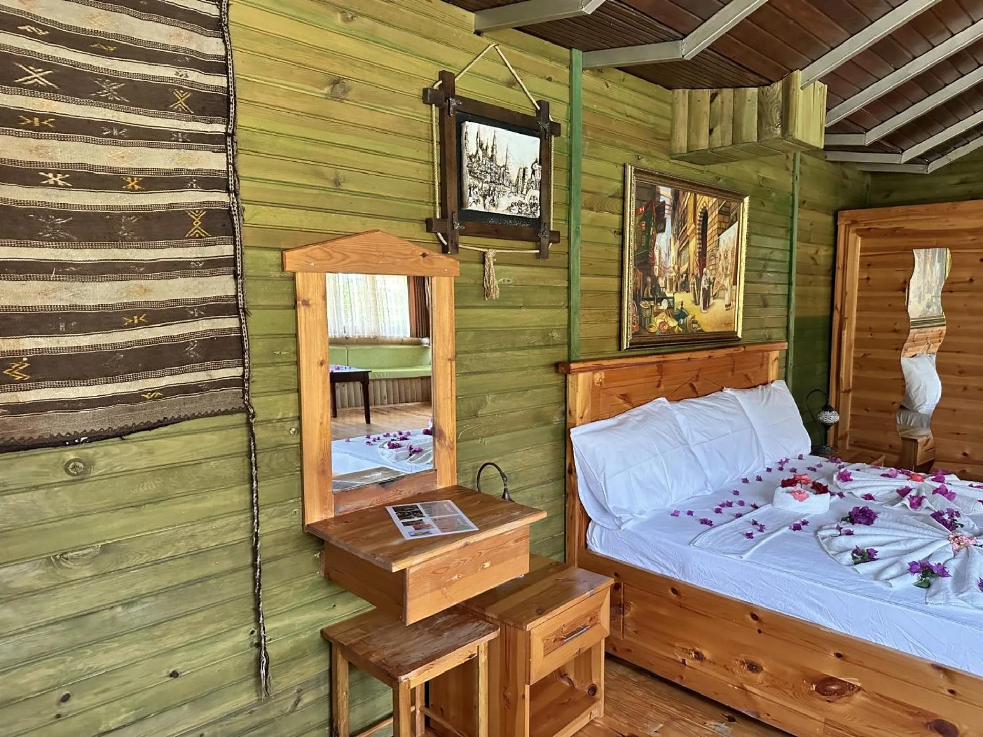 Bed in Bahaus Resort