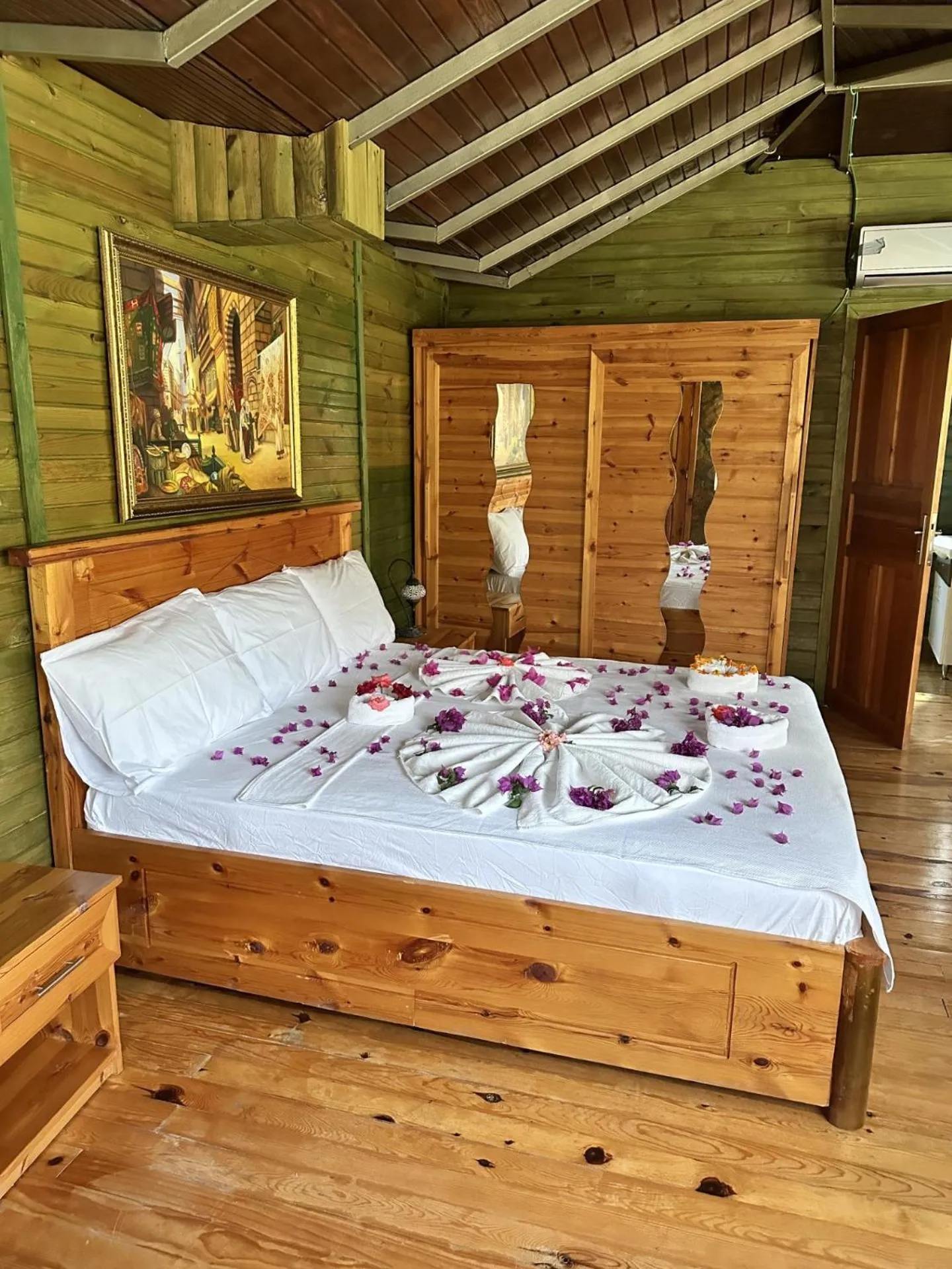 Bed in Bahaus Resort