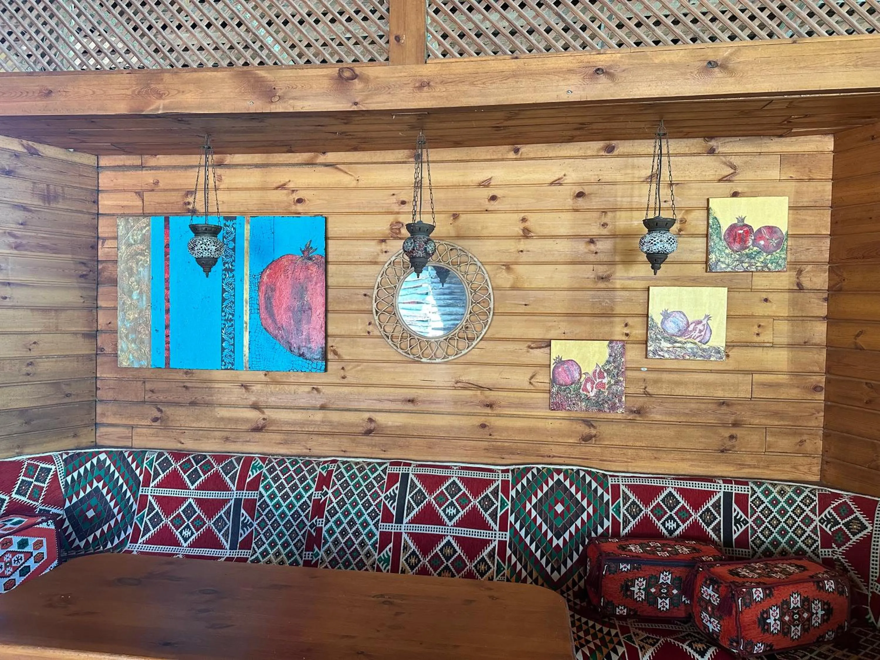 Decorative detail in Bahaus Resort