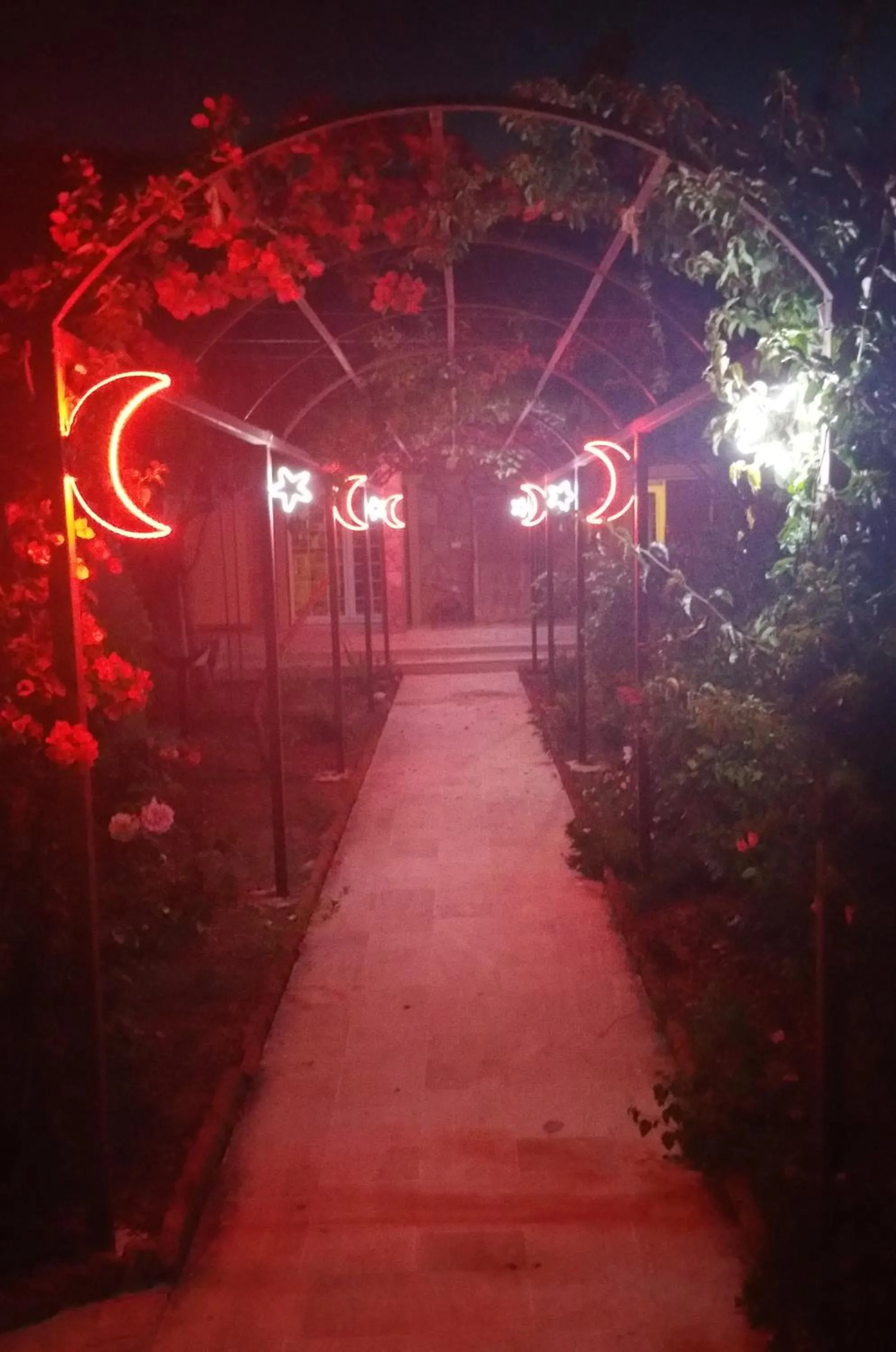 Decorative detail in Bahaus Resort