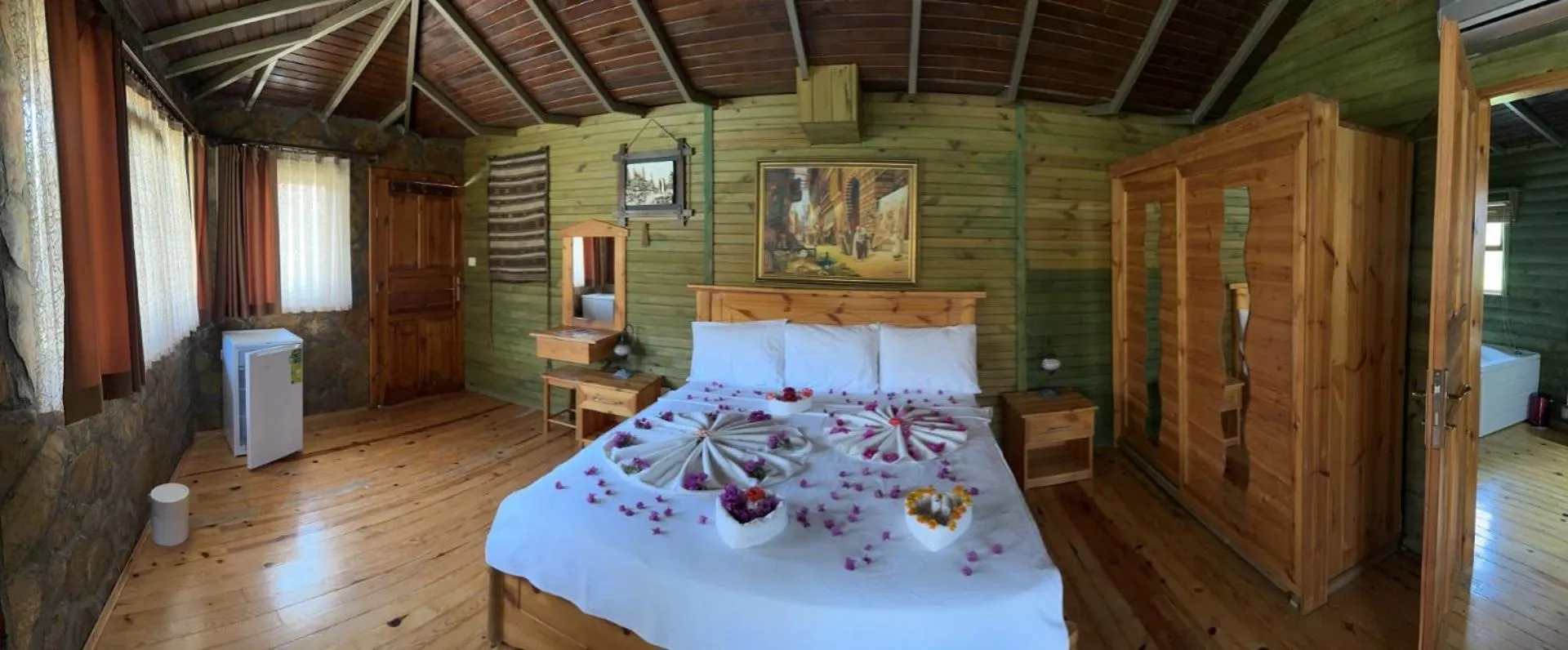 Bed in Bahaus Resort