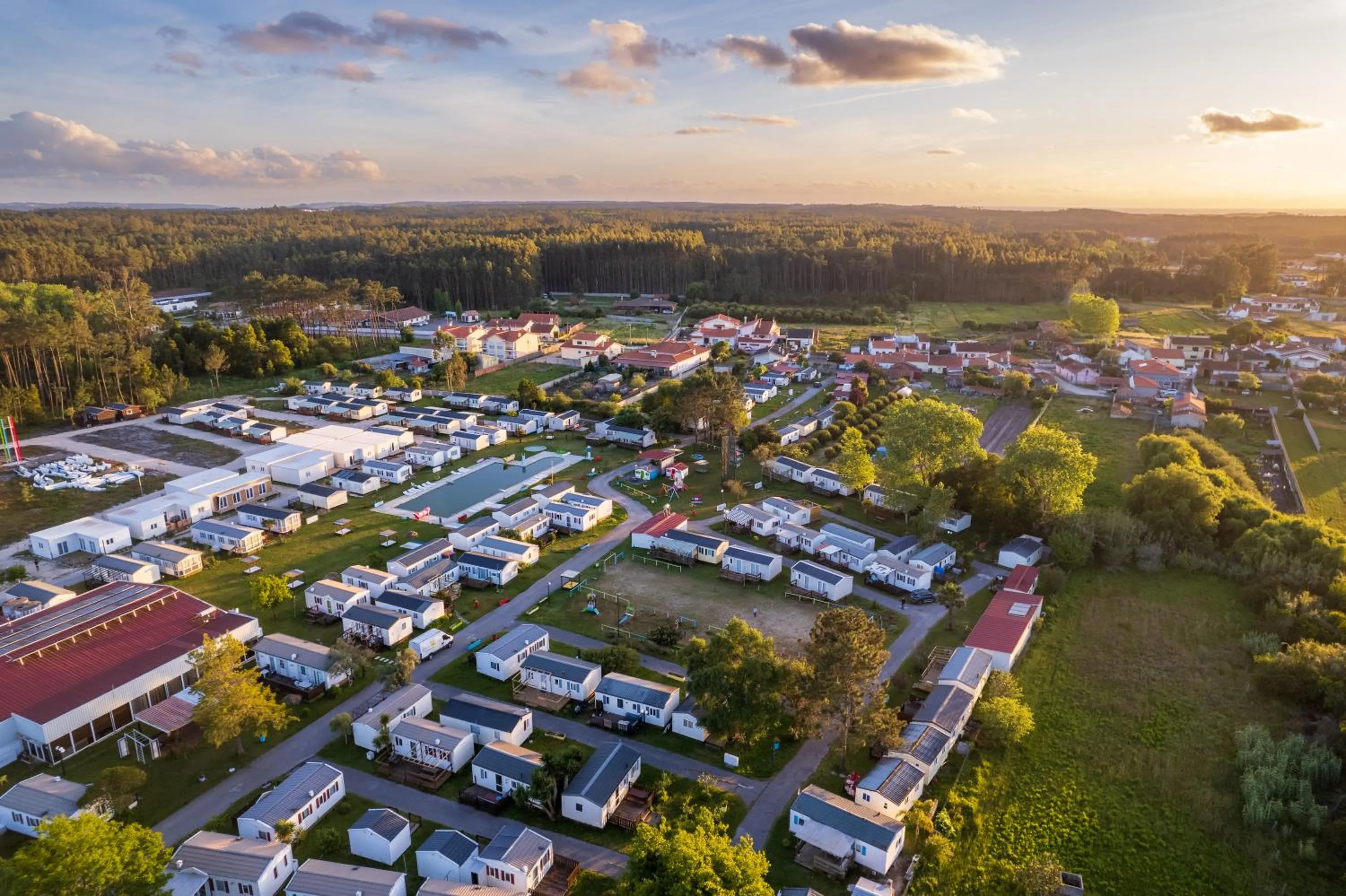Bird's eye view in Bungalows Land'shause