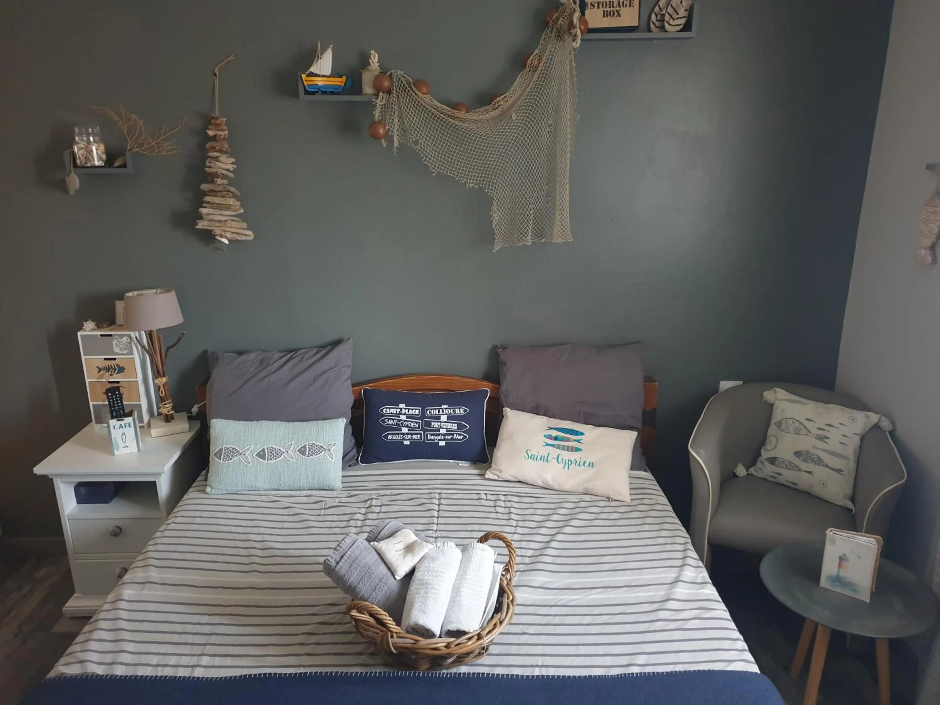 Bed in Chambre d'hôtes L'intemporelle