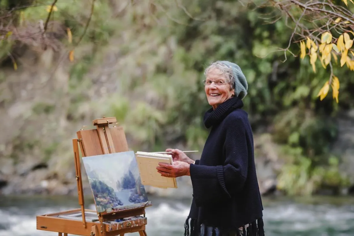 People in River Valley Lodge