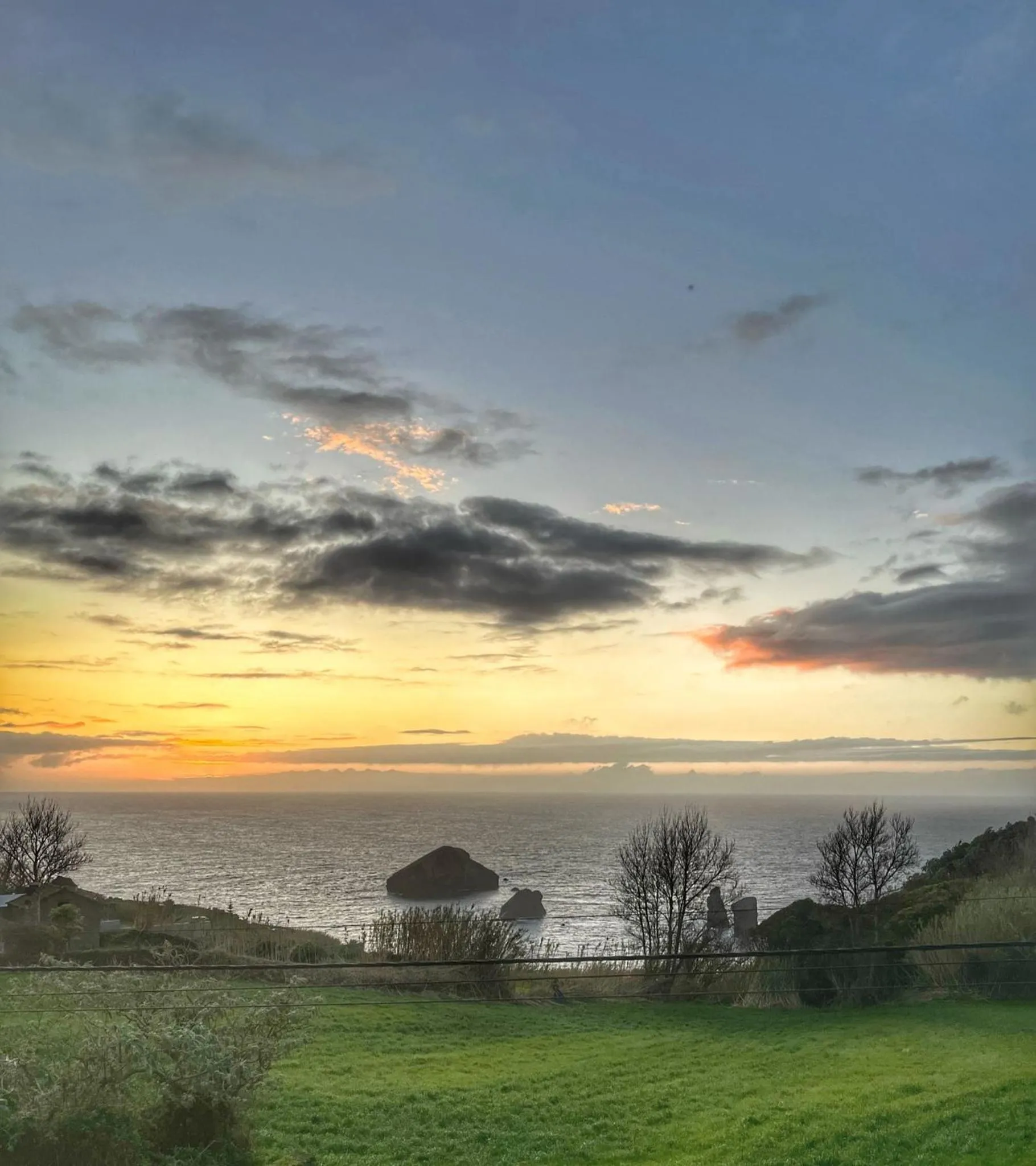 Sunset in Mosteiros Place