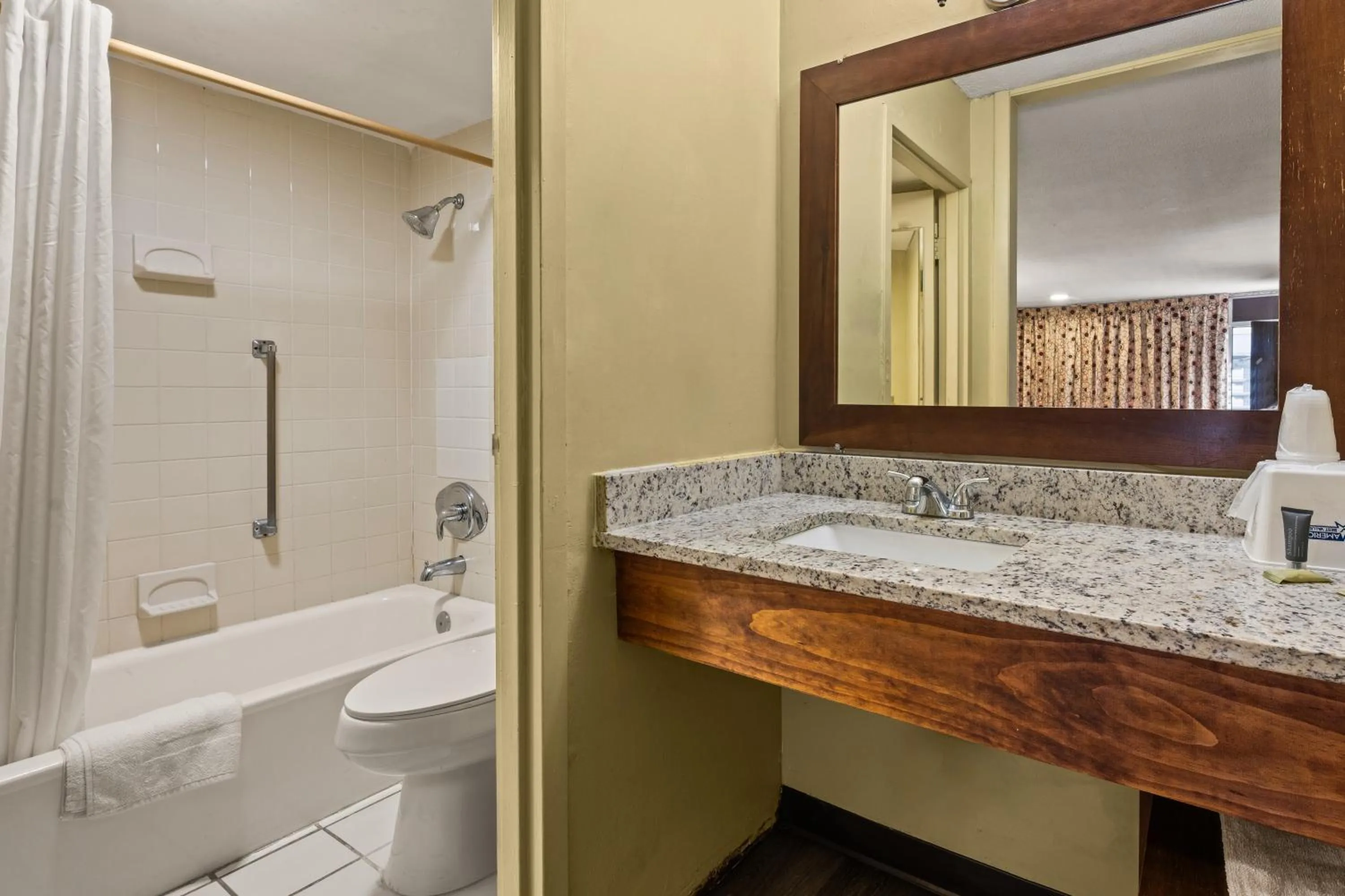 Shower in Americas Best Value Inn - Wilson