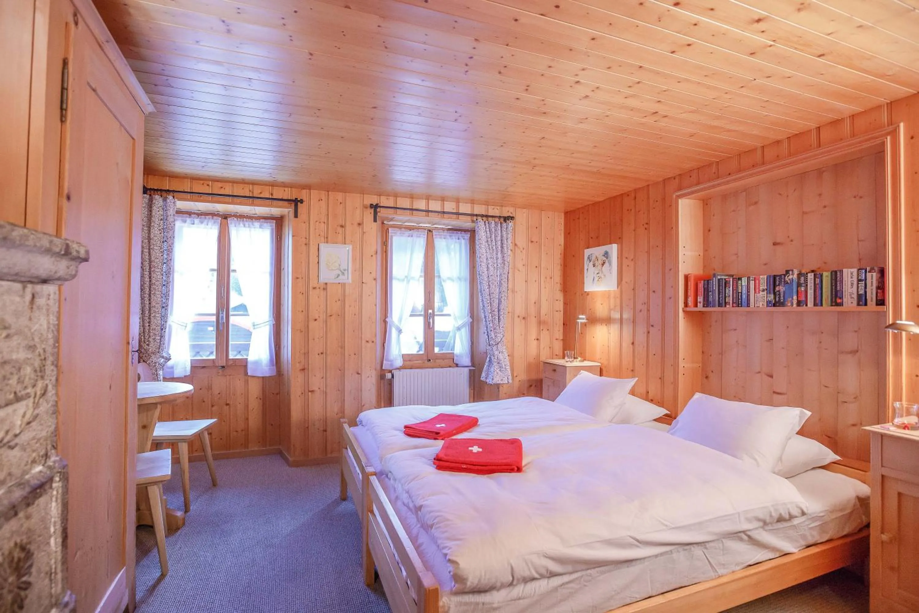 Bed in Guest House du Grand Paradis - On Piste