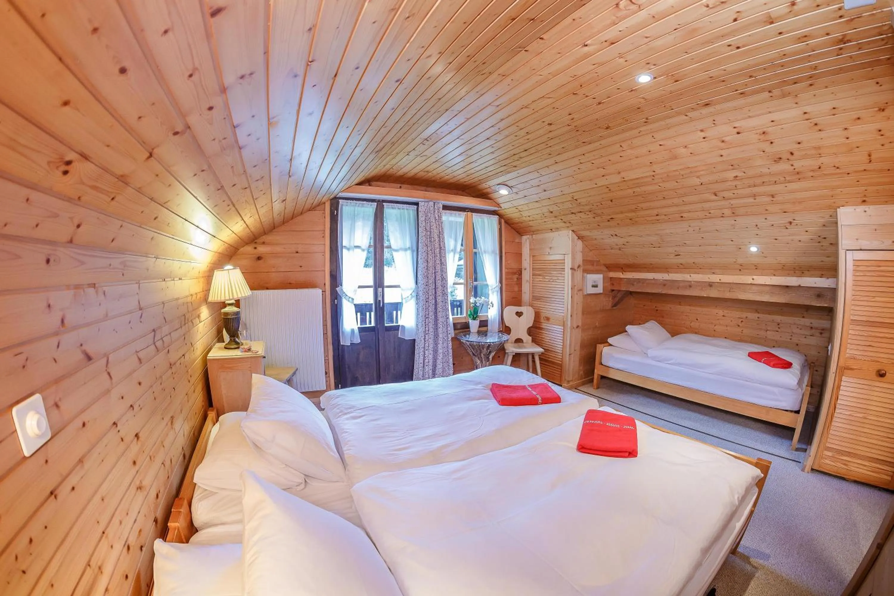 Bed in Guest House du Grand Paradis - On Piste