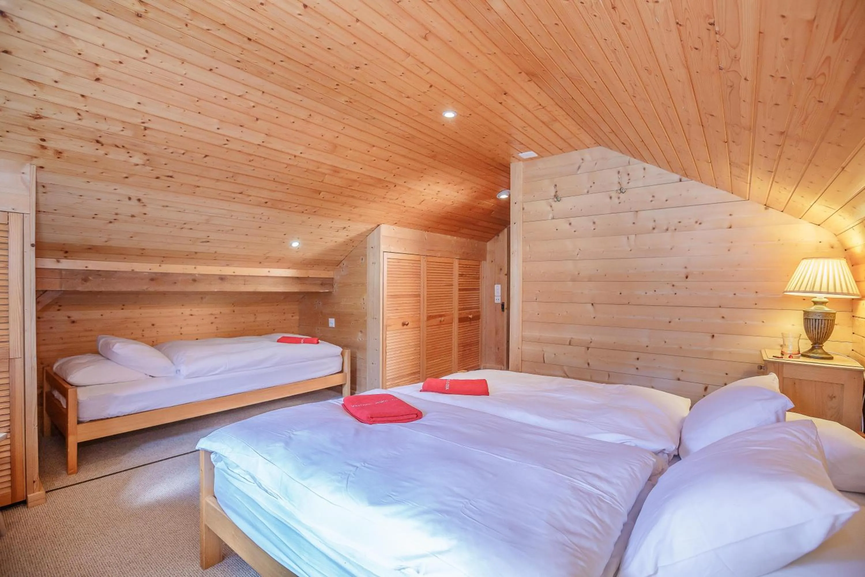 Bed in Guest House du Grand Paradis - On Piste