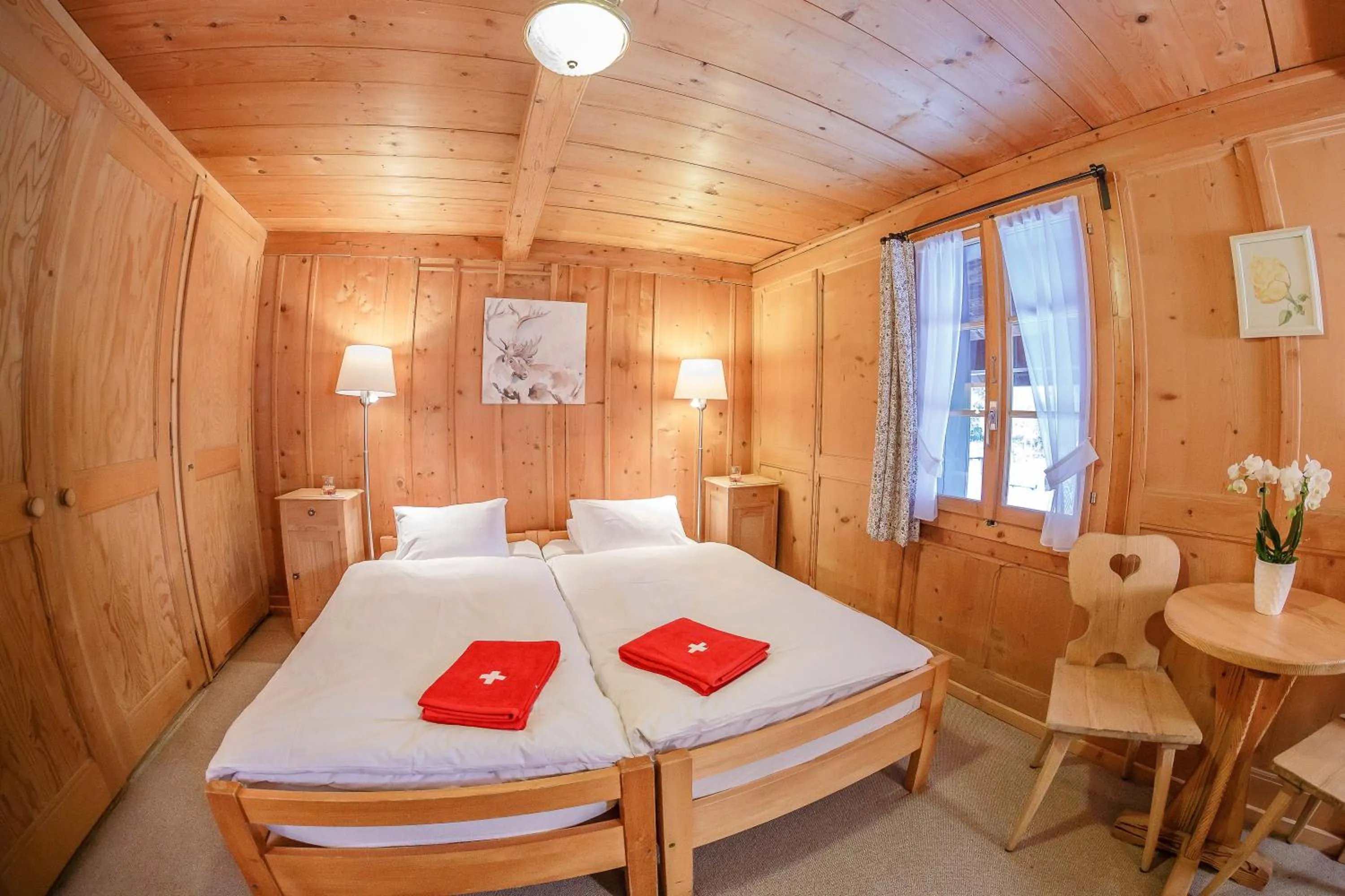 Bed in Guest House du Grand Paradis - On Piste