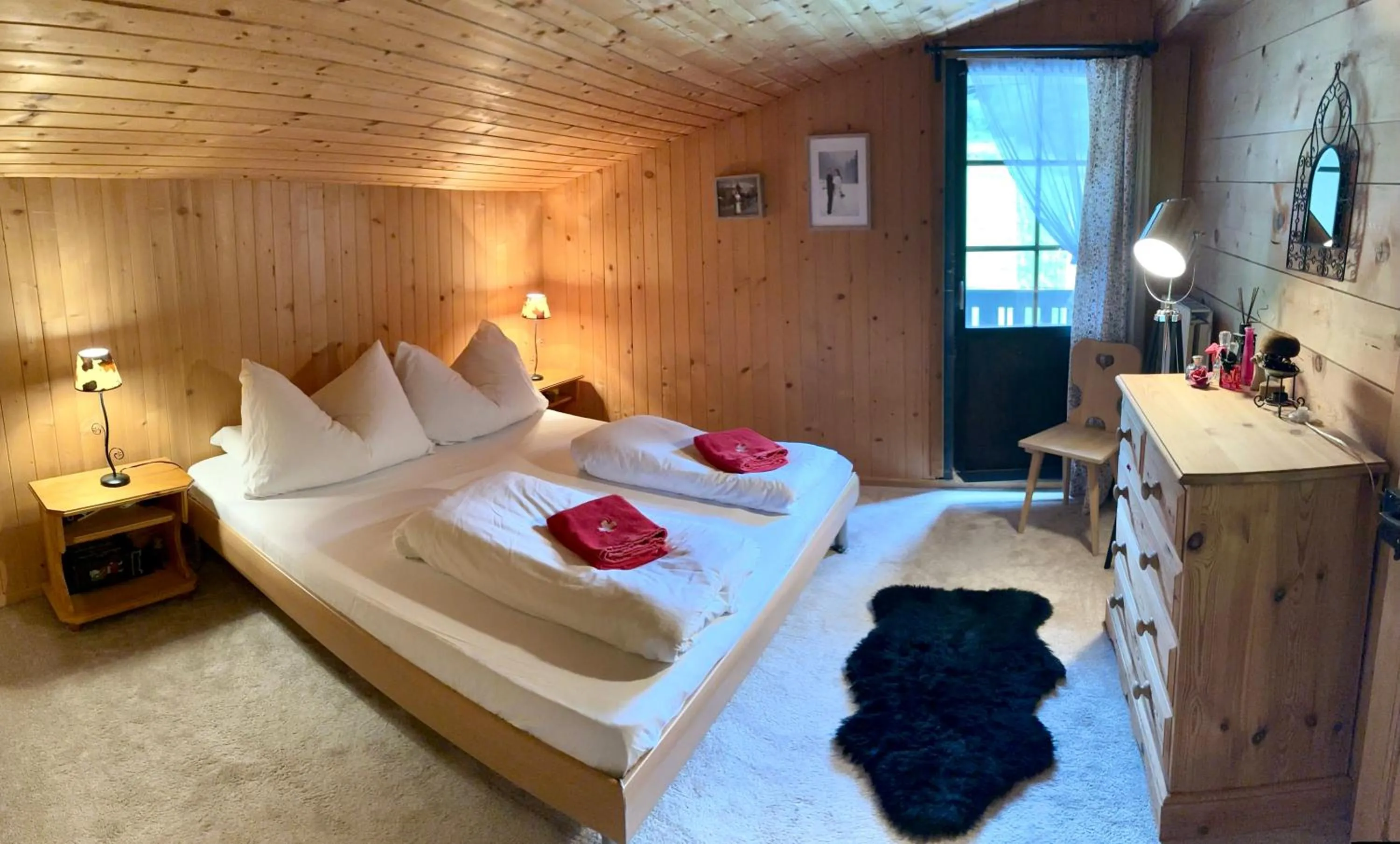 Bed in Guest House du Grand Paradis - On Piste