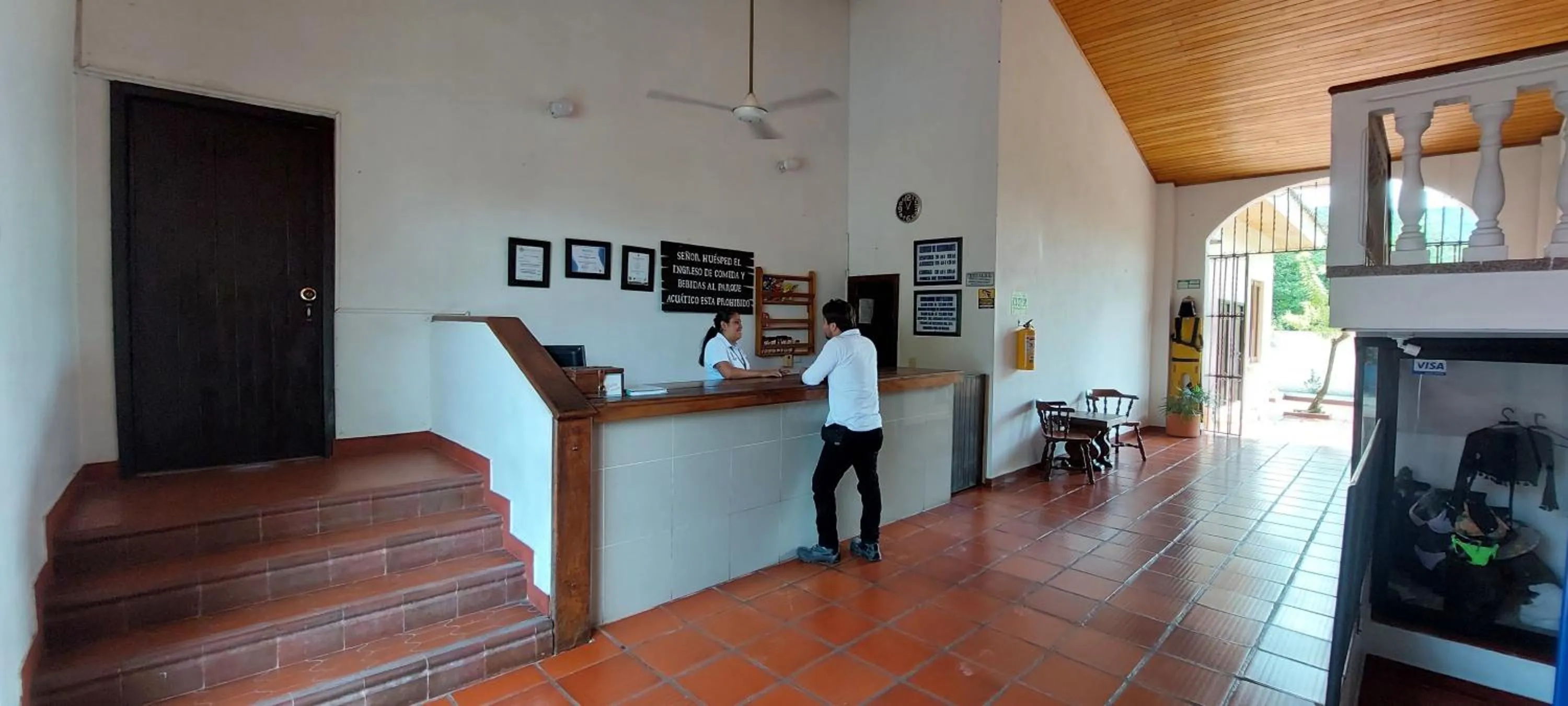 Lobby or reception in Hotel y Parque Acuatico Agua Sol Alegria