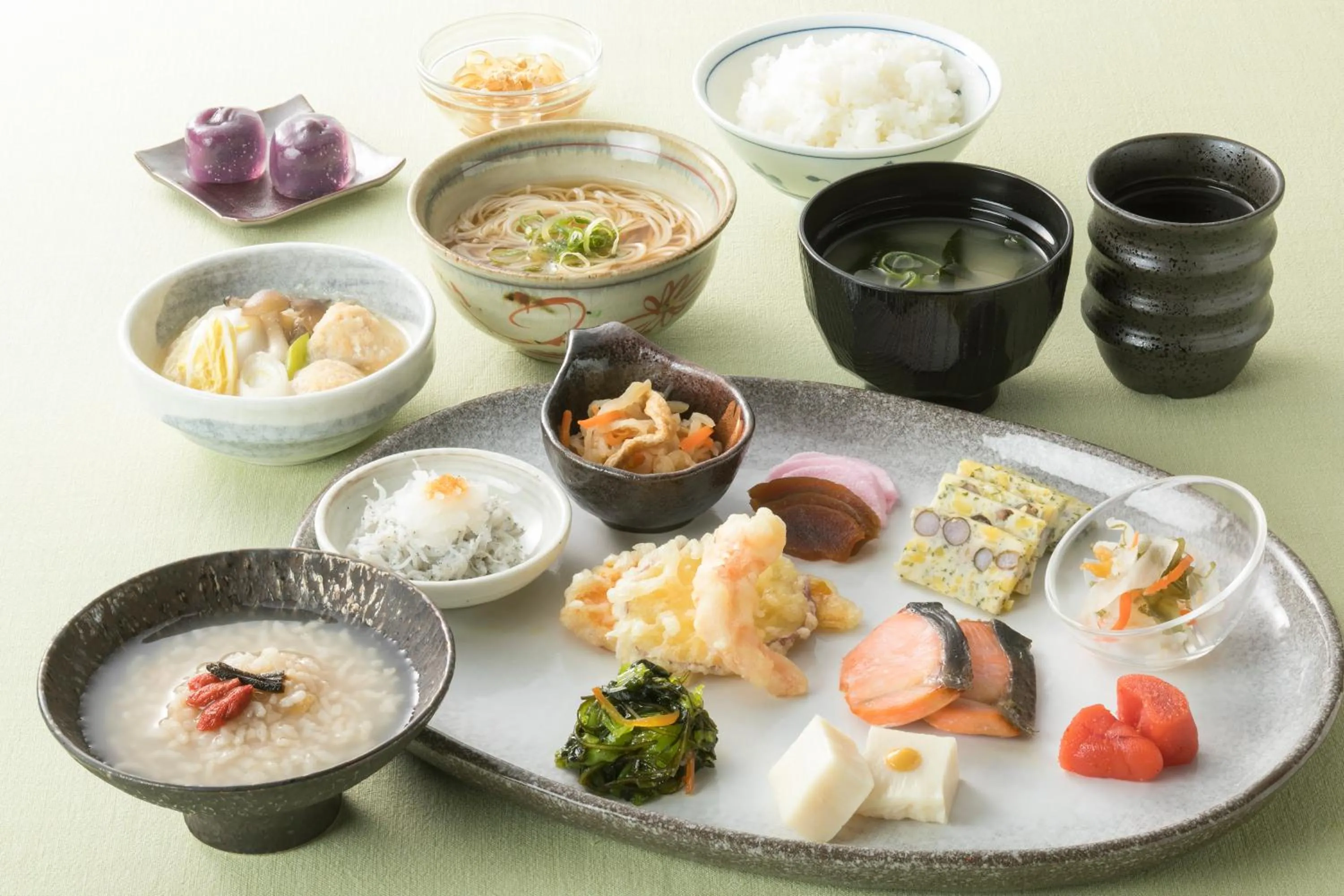 Buffet breakfast in GRANDVRIO HOTEL NARA -WAKURA- -ROUTE INN HOTELS-