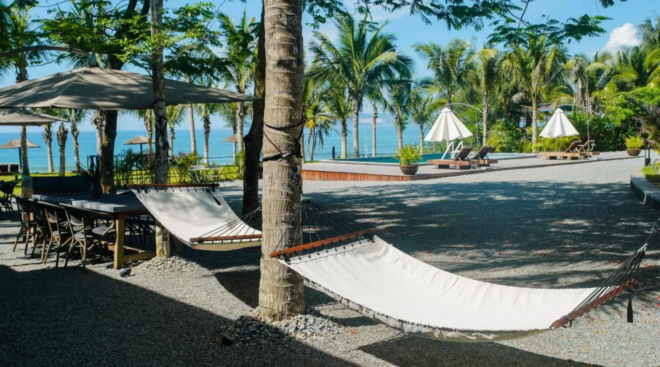 sunbed in Anyu Hotel Sanya