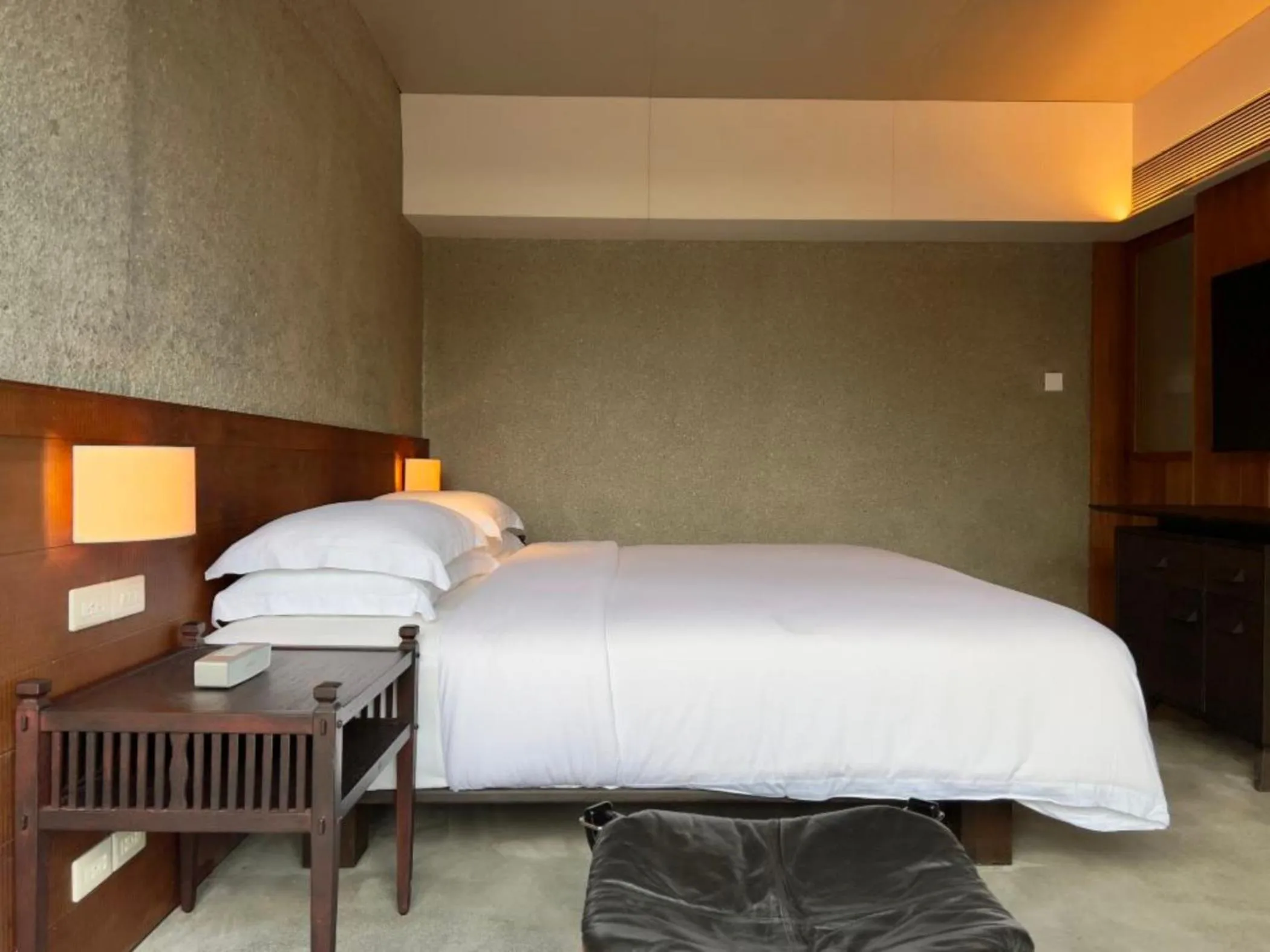 Bed in Anyu Hotel Sanya
