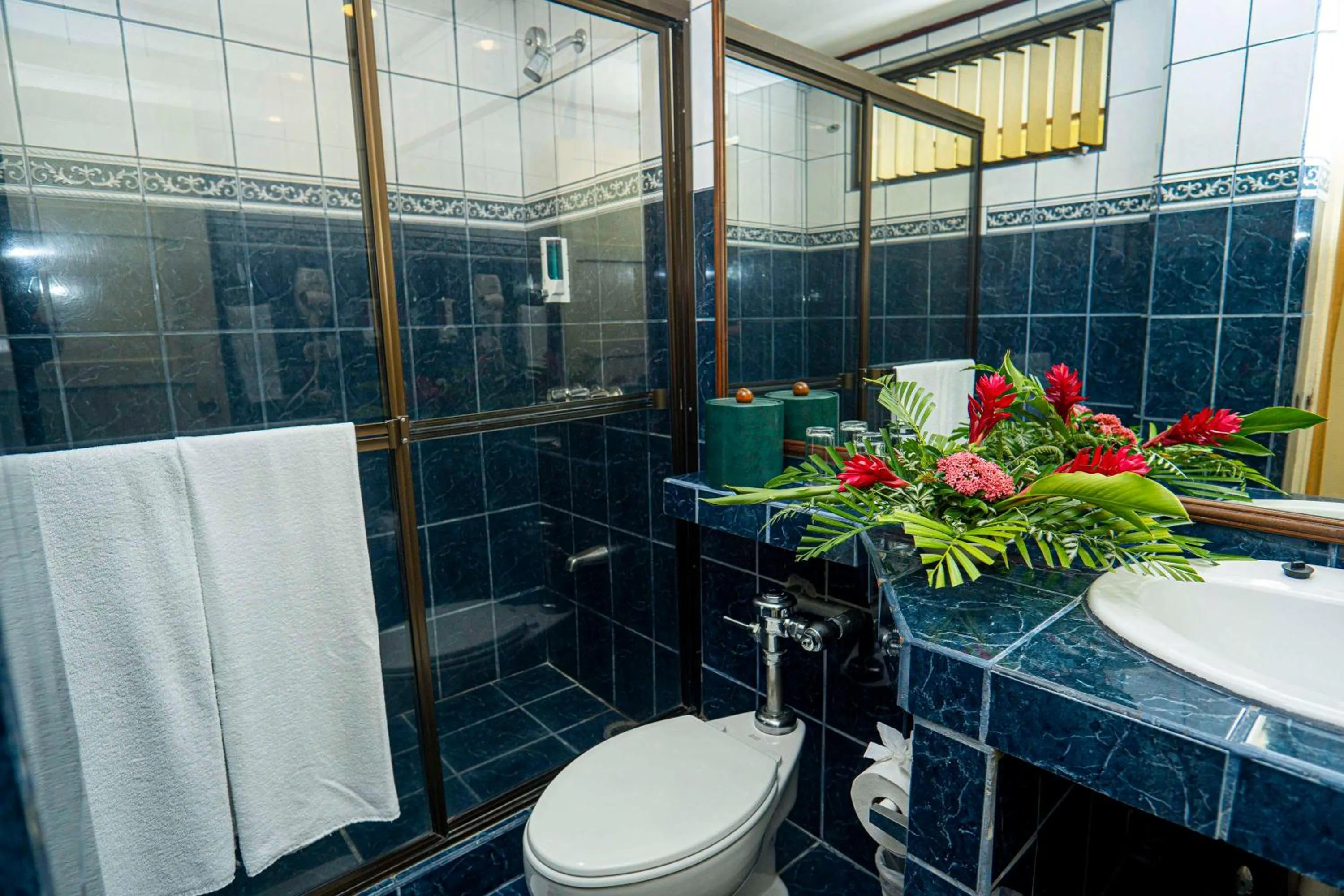 Shower in Best Western Hotel & Casino Kamuk