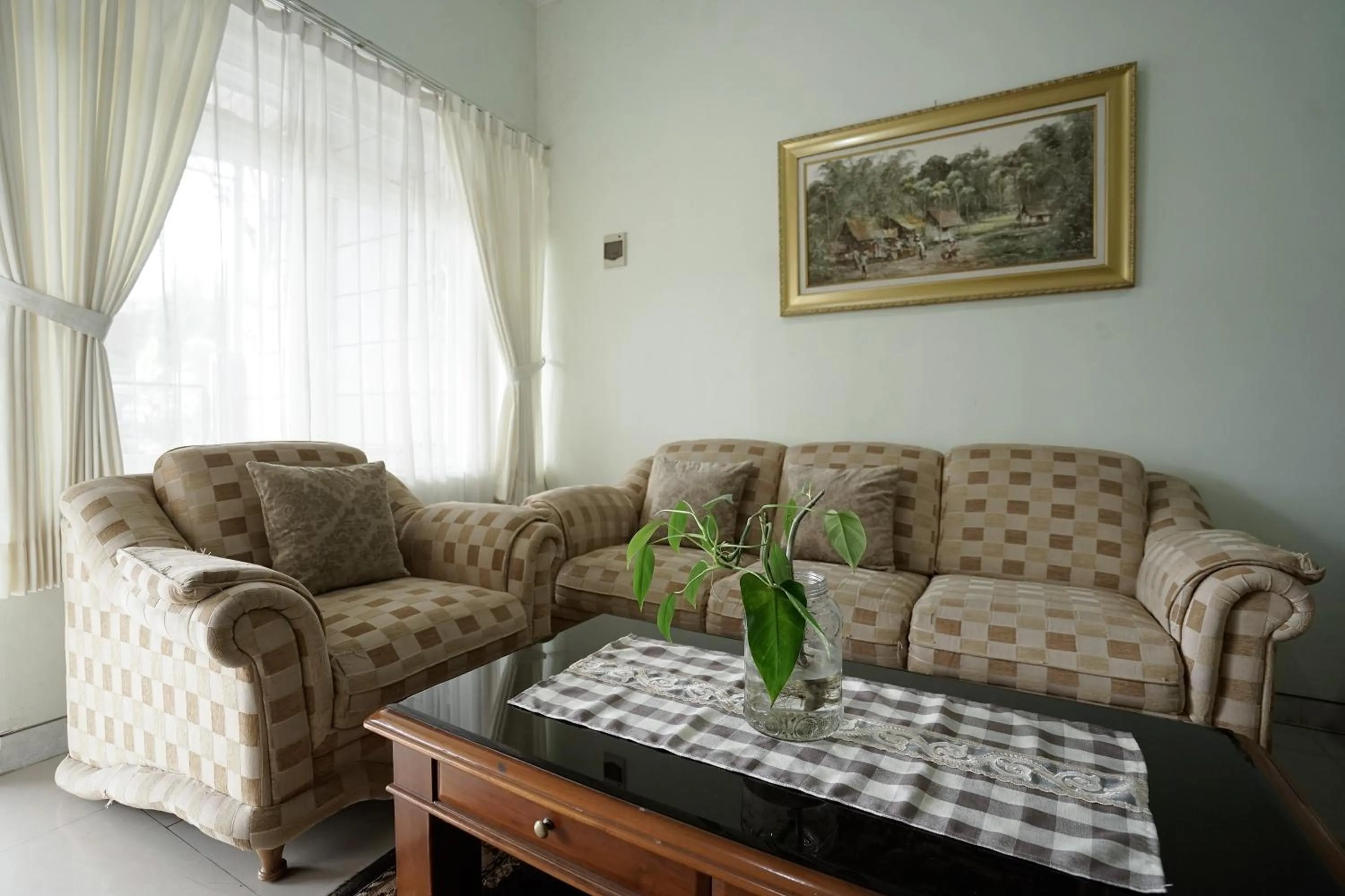 Seating area in Sekar Gambir Homestay