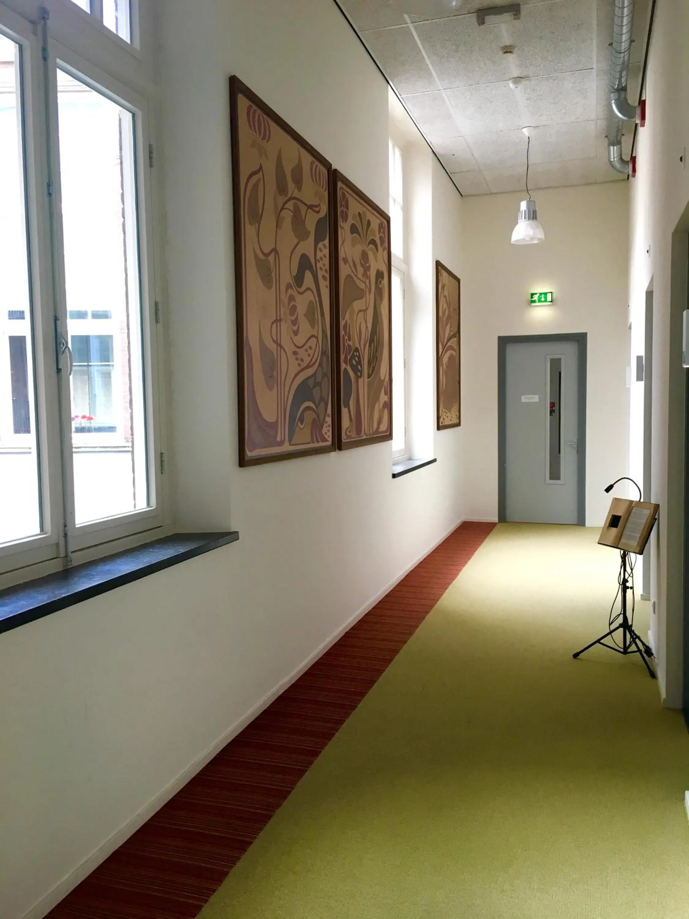 Decorative detail in LABnul50 self check-in hotel Groningen