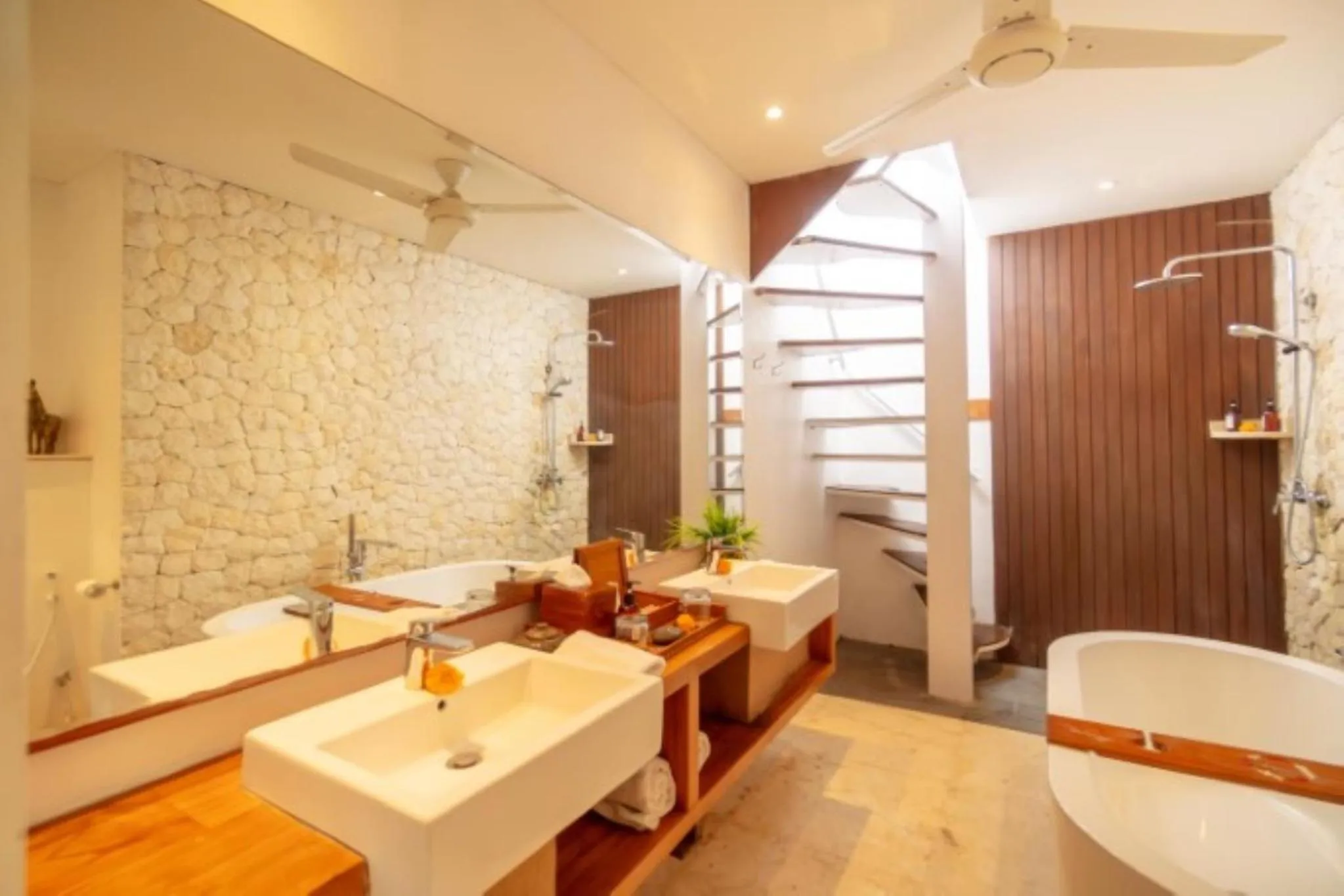Bathroom in The Jimbaran Villa by Ini Vie Hospitality