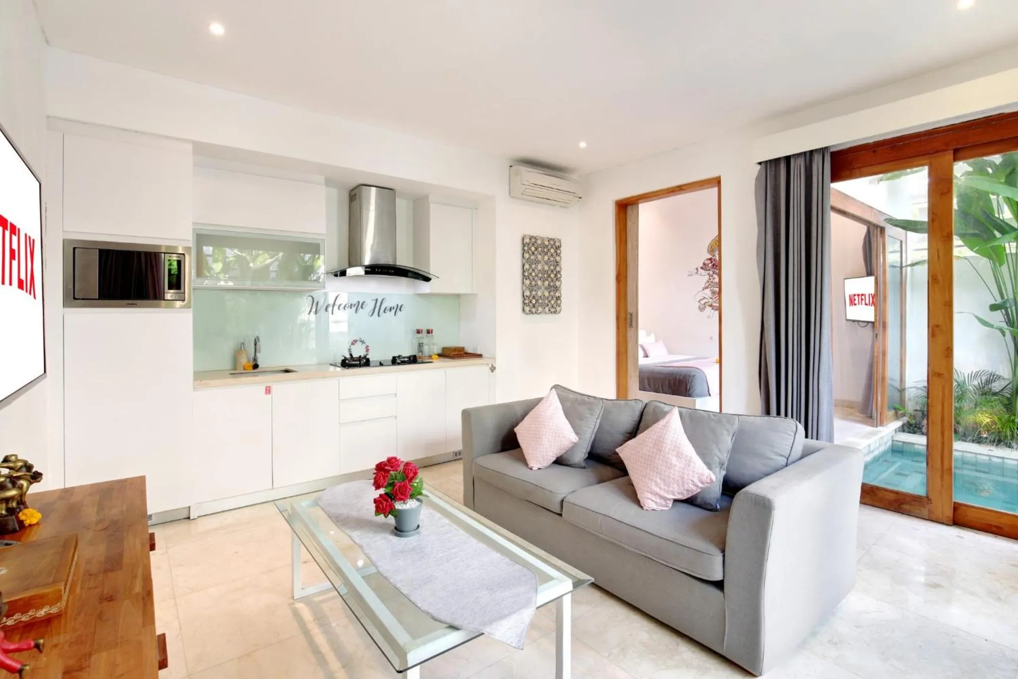 Living room in The Jimbaran Villa by Ini Vie Hospitality