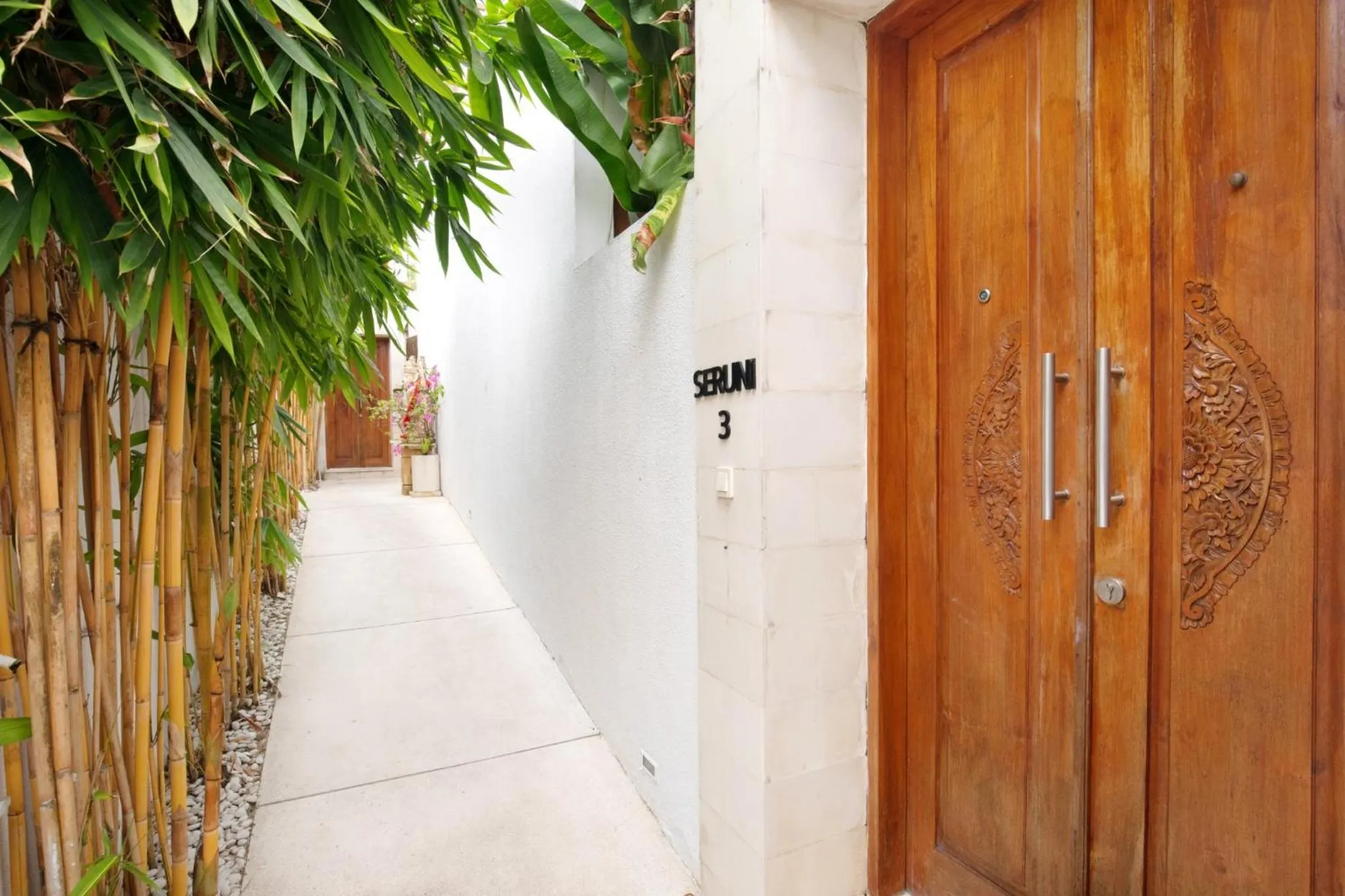 Facade/entrance in The Jimbaran Villa by Ini Vie Hospitality