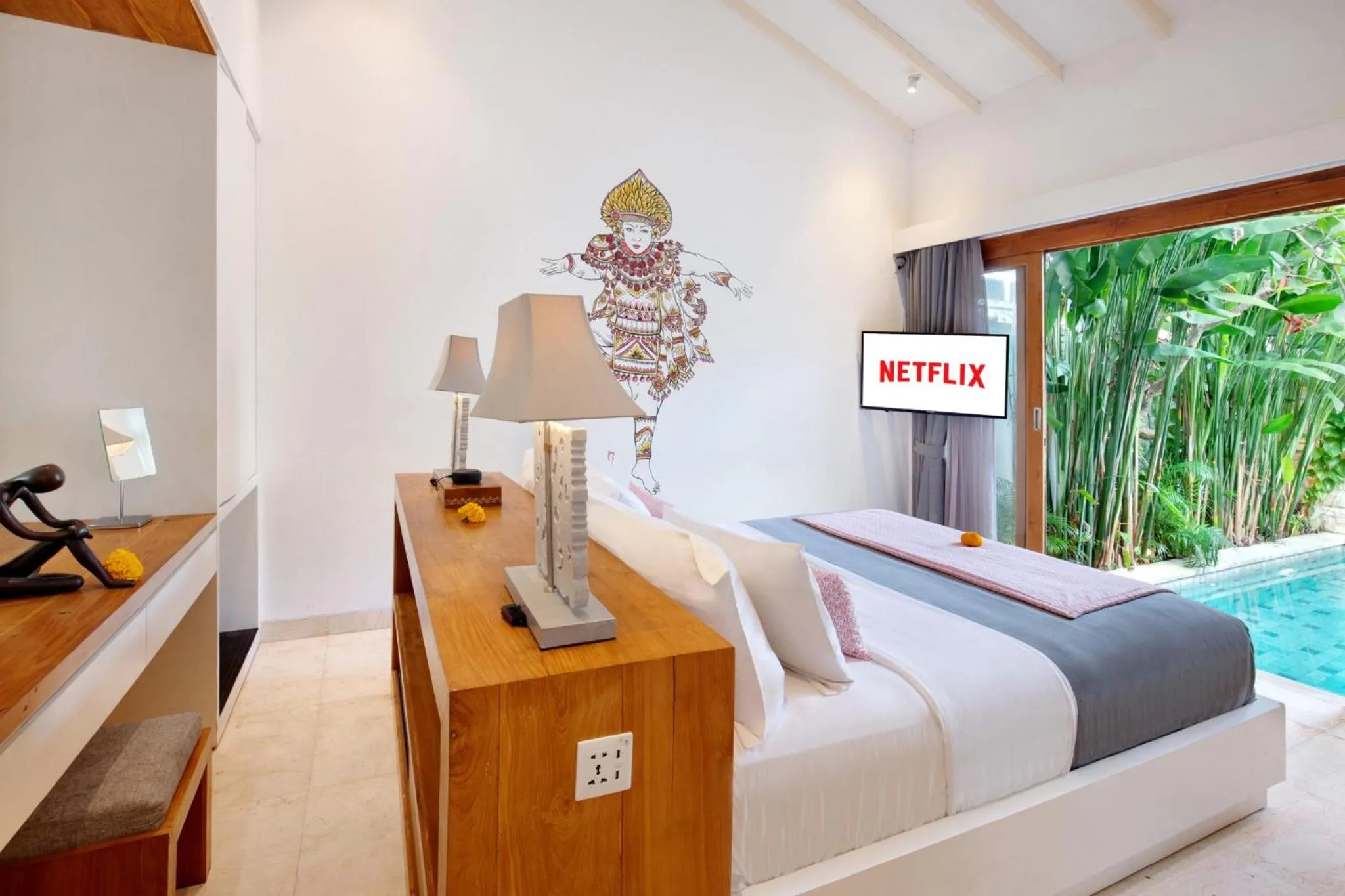 Photo of the whole room, Bed in The Jimbaran Villa by Ini Vie Hospitality