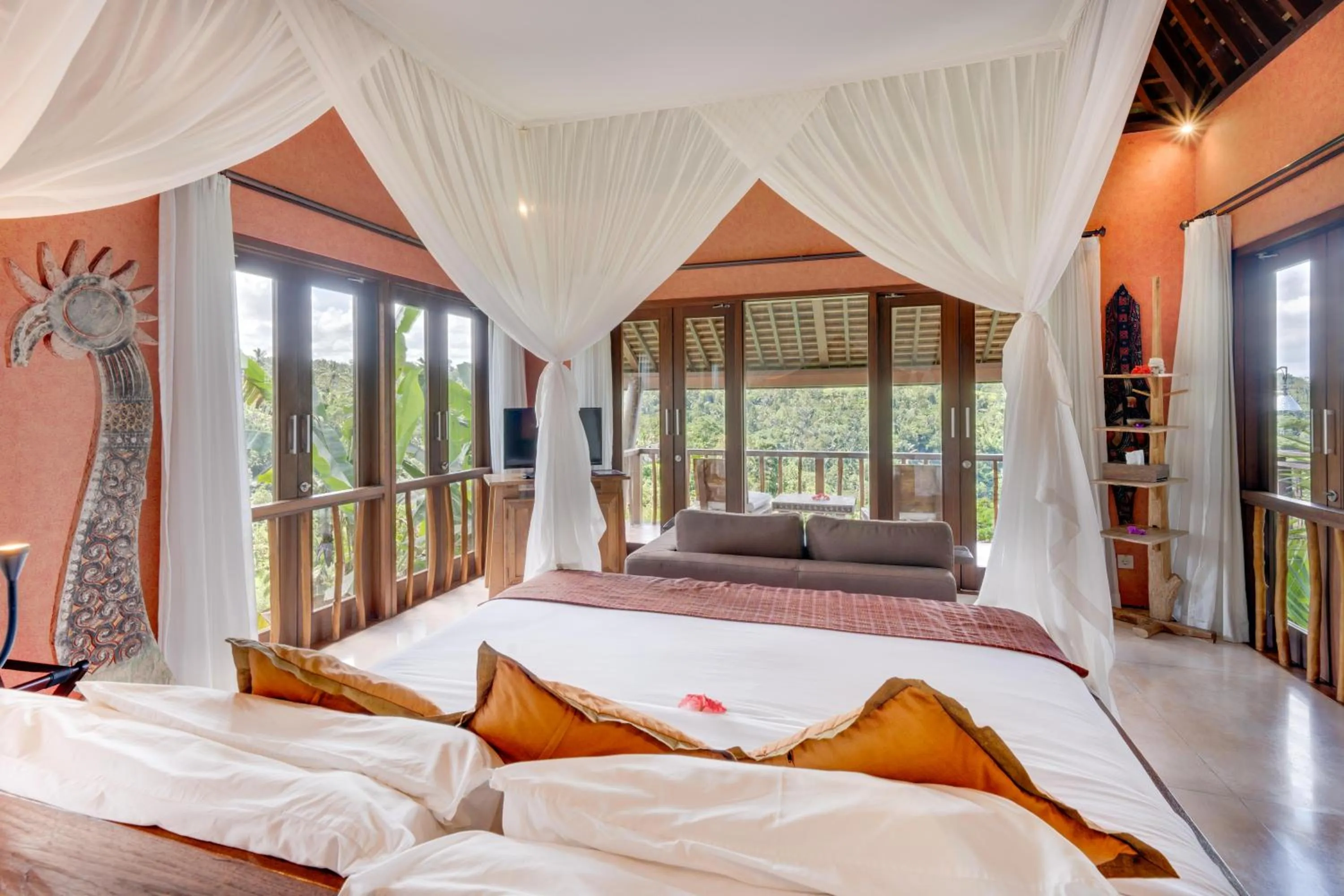 Bedroom, Bed in Awan Putih Resort