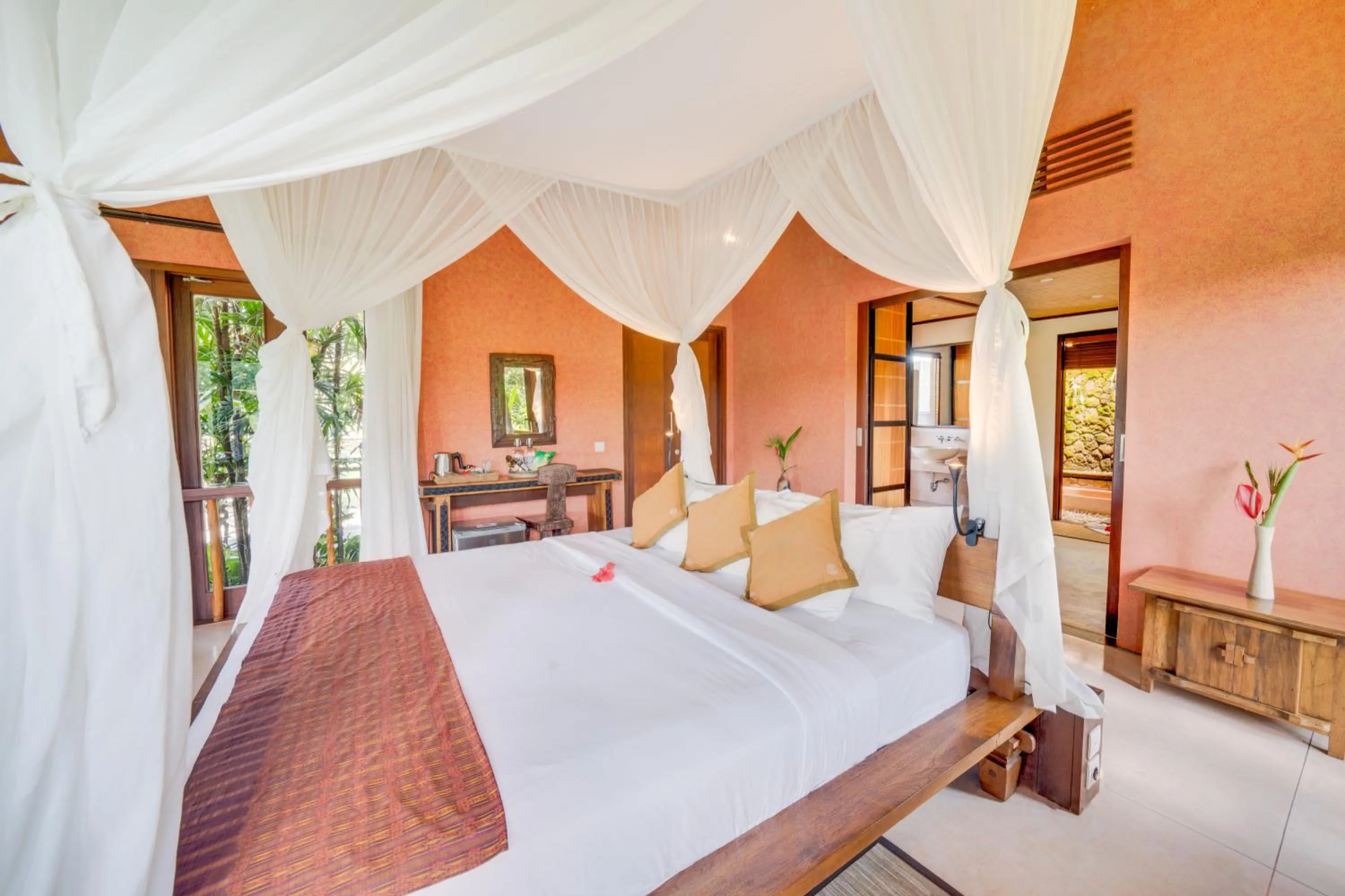 Bed in Awan Putih Resort