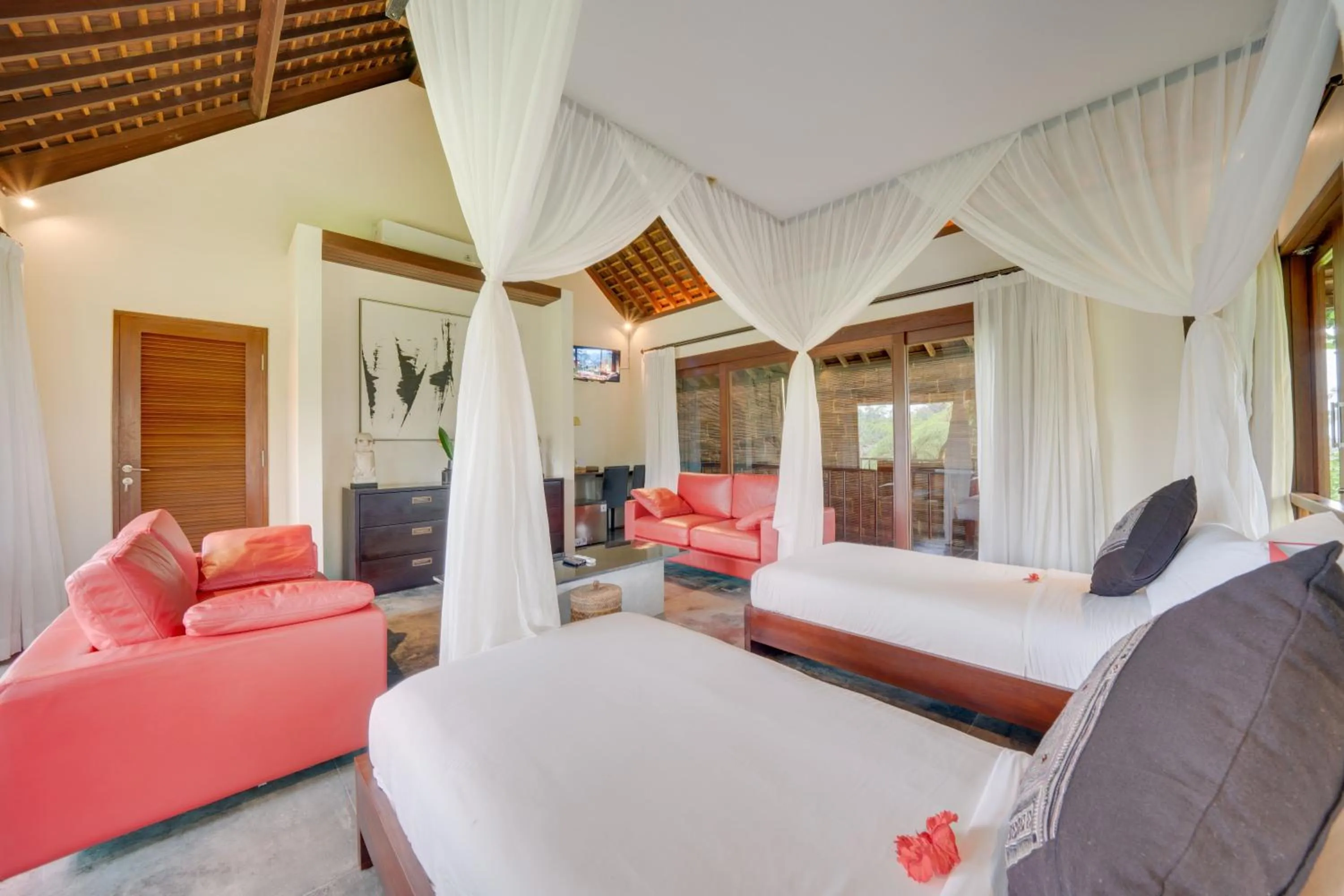 Bedroom, Bed in Awan Putih Resort