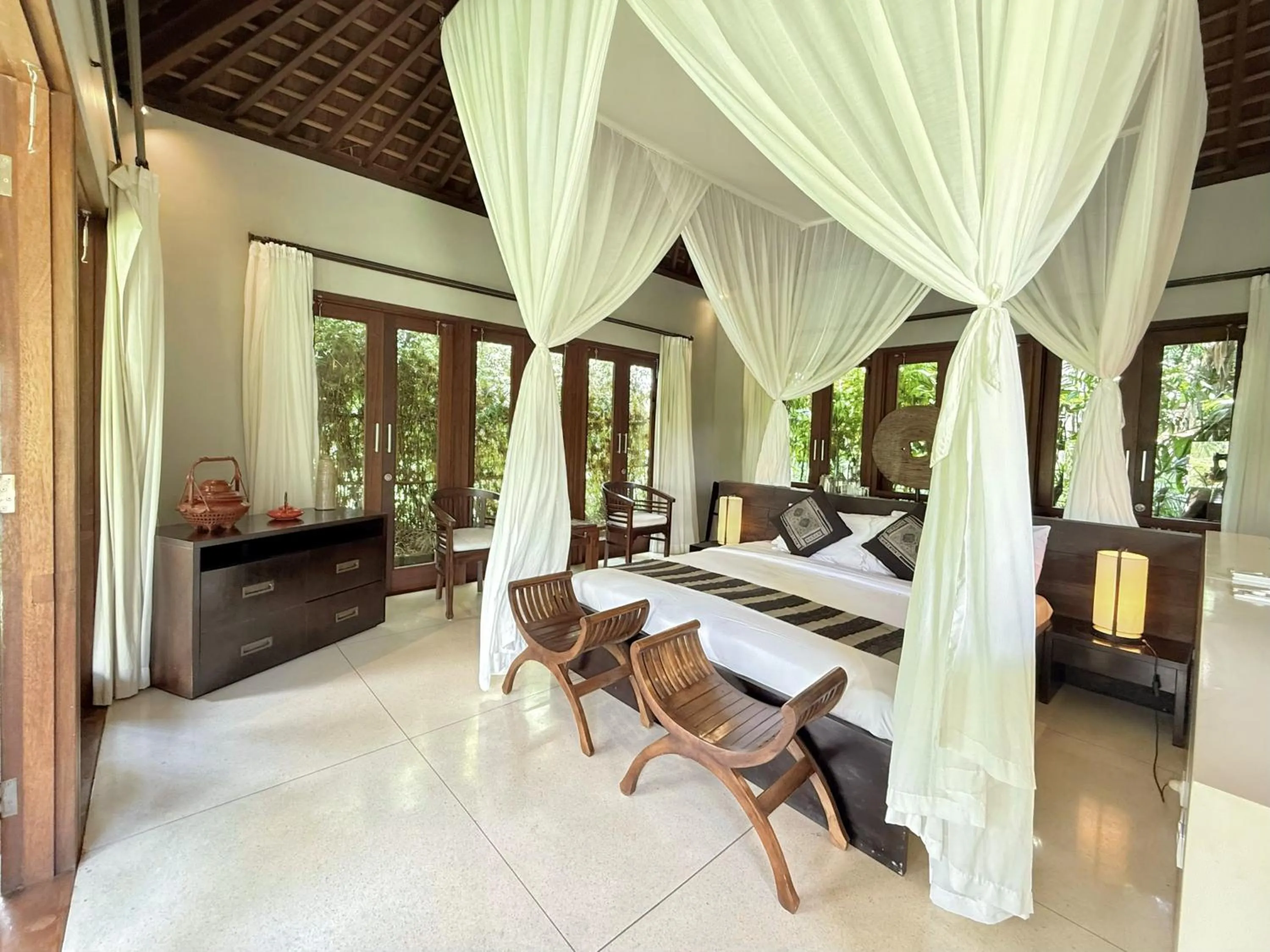 Bed in Awan Putih Resort