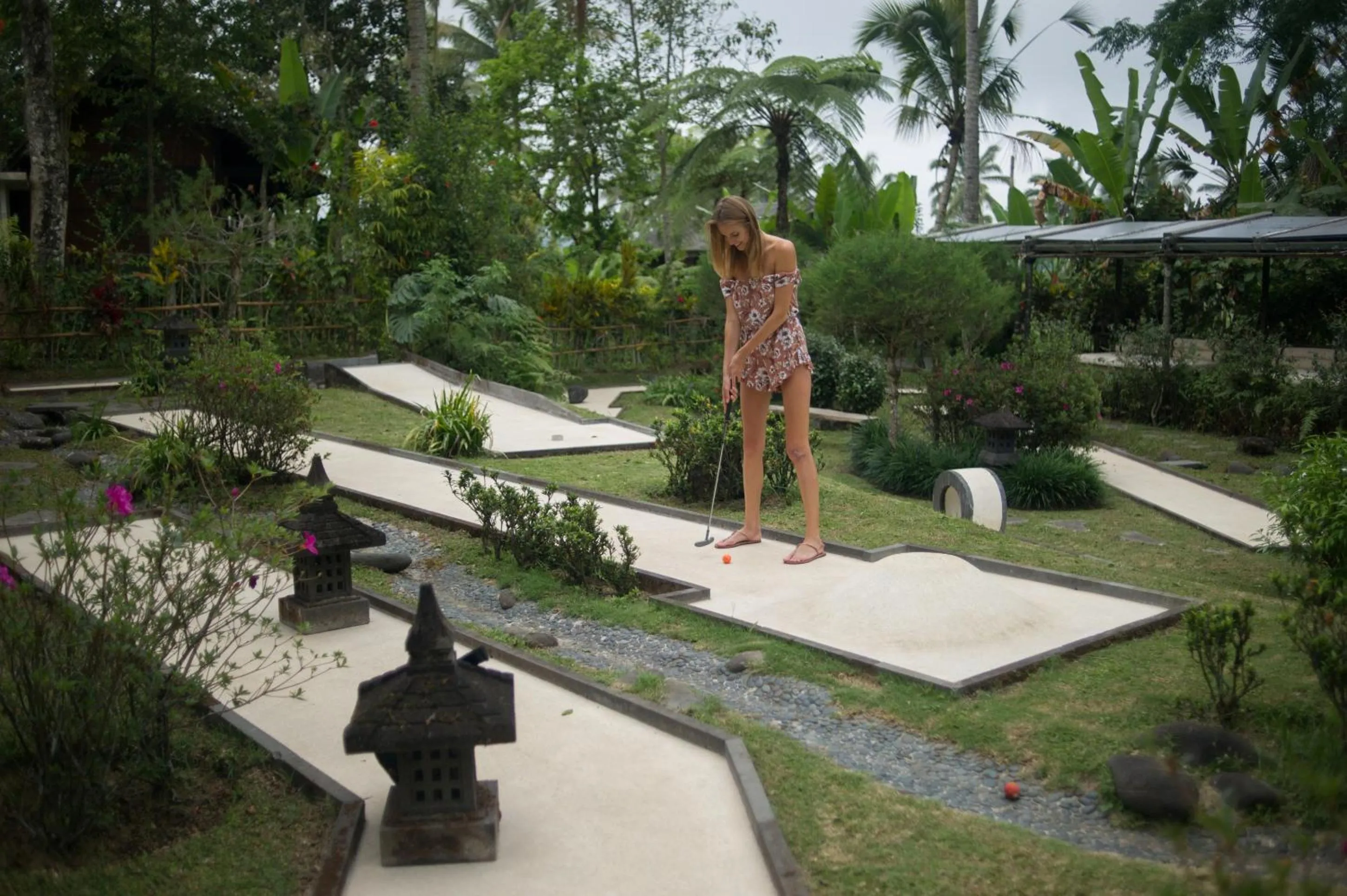 Garden in Awan Putih Resort