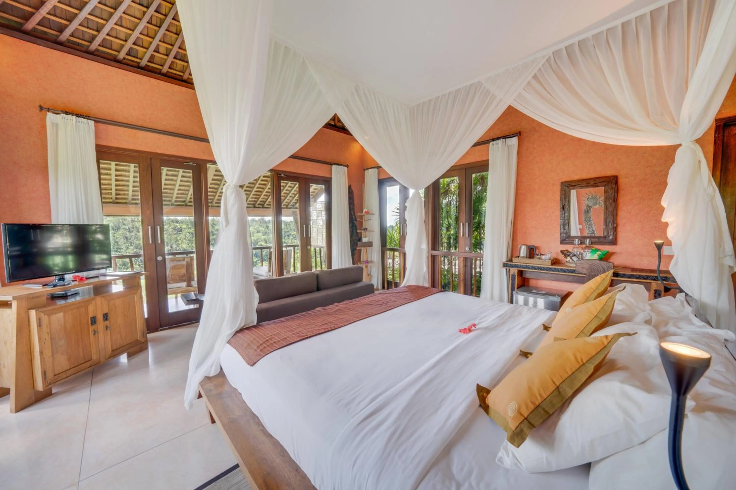 Bed in Awan Putih Resort