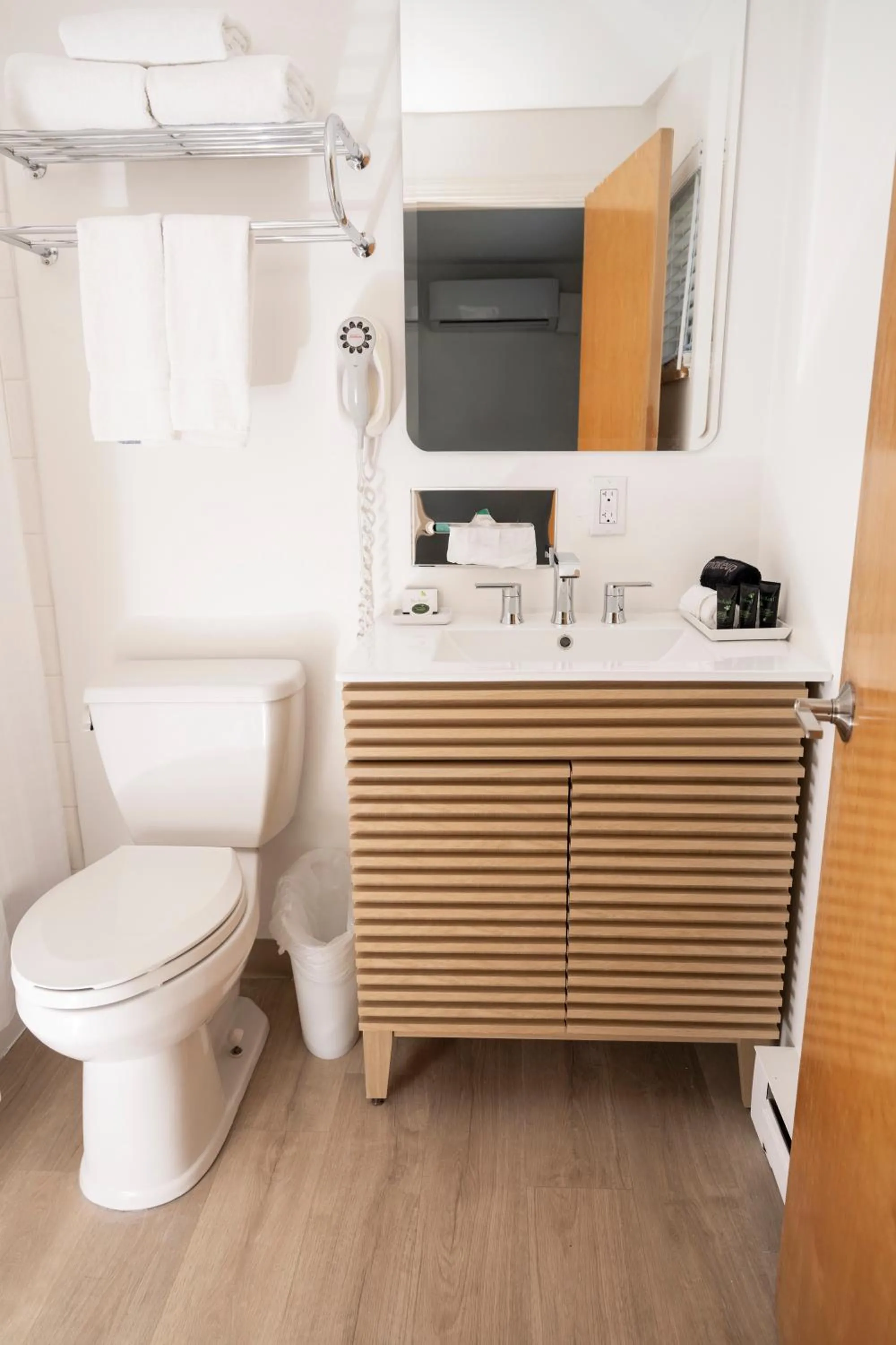 Bathroom in Endless Dunes, A Modern Motel
