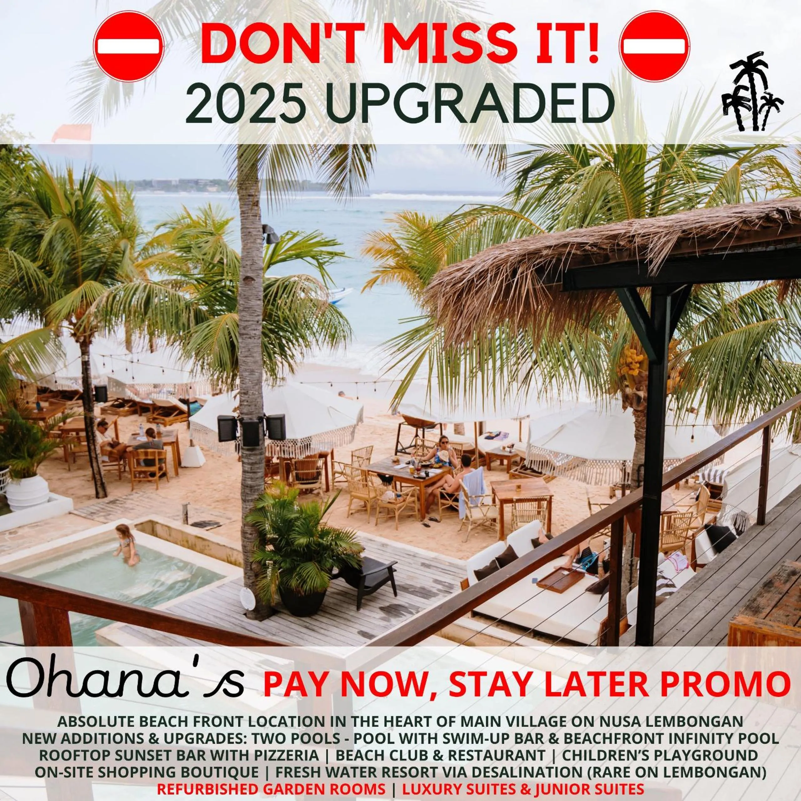 Restaurant/places to eat in Ohana's Beachfront Resort & Beach Club