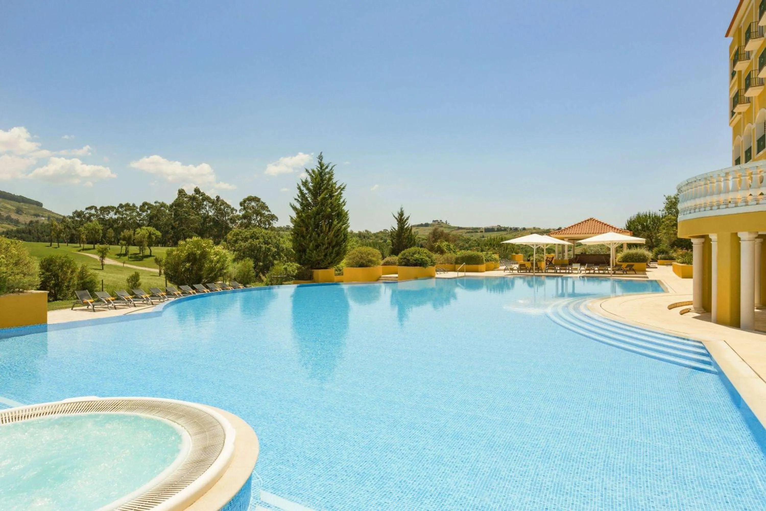 Pool view in Dolce CampoReal Lisboa