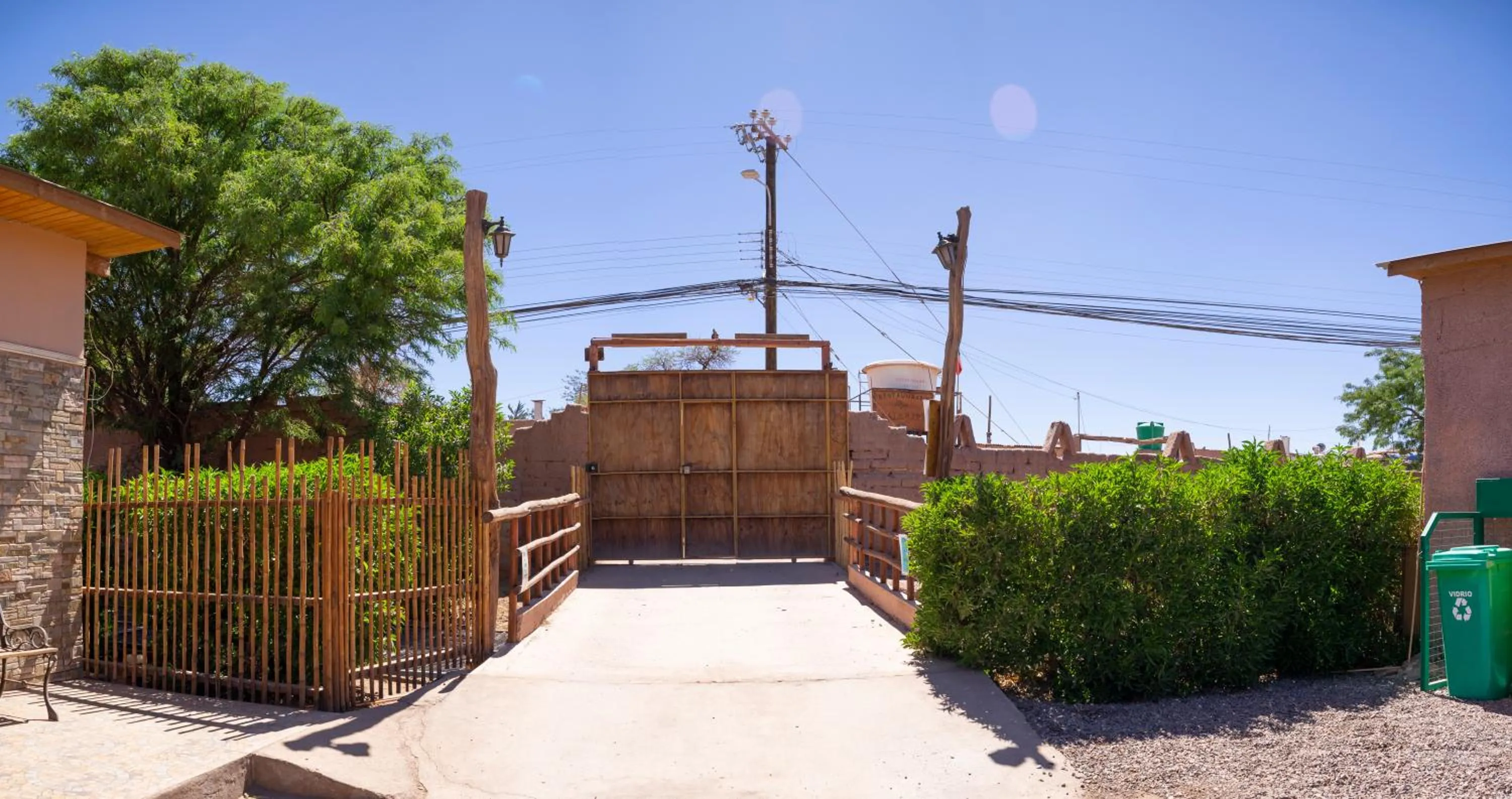 Garden view in Casa Lickana B&B