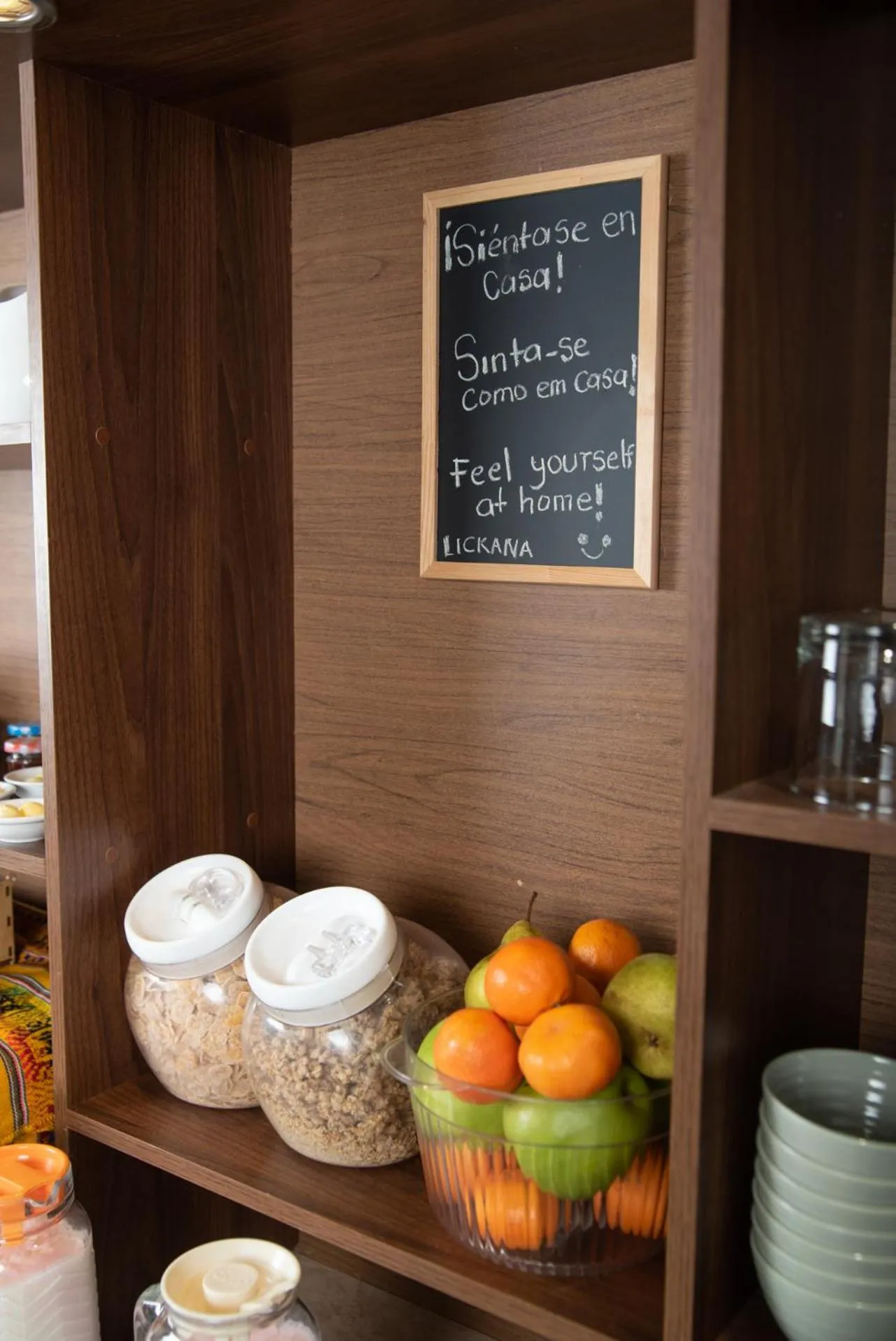 Dining area in Casa Lickana B&B