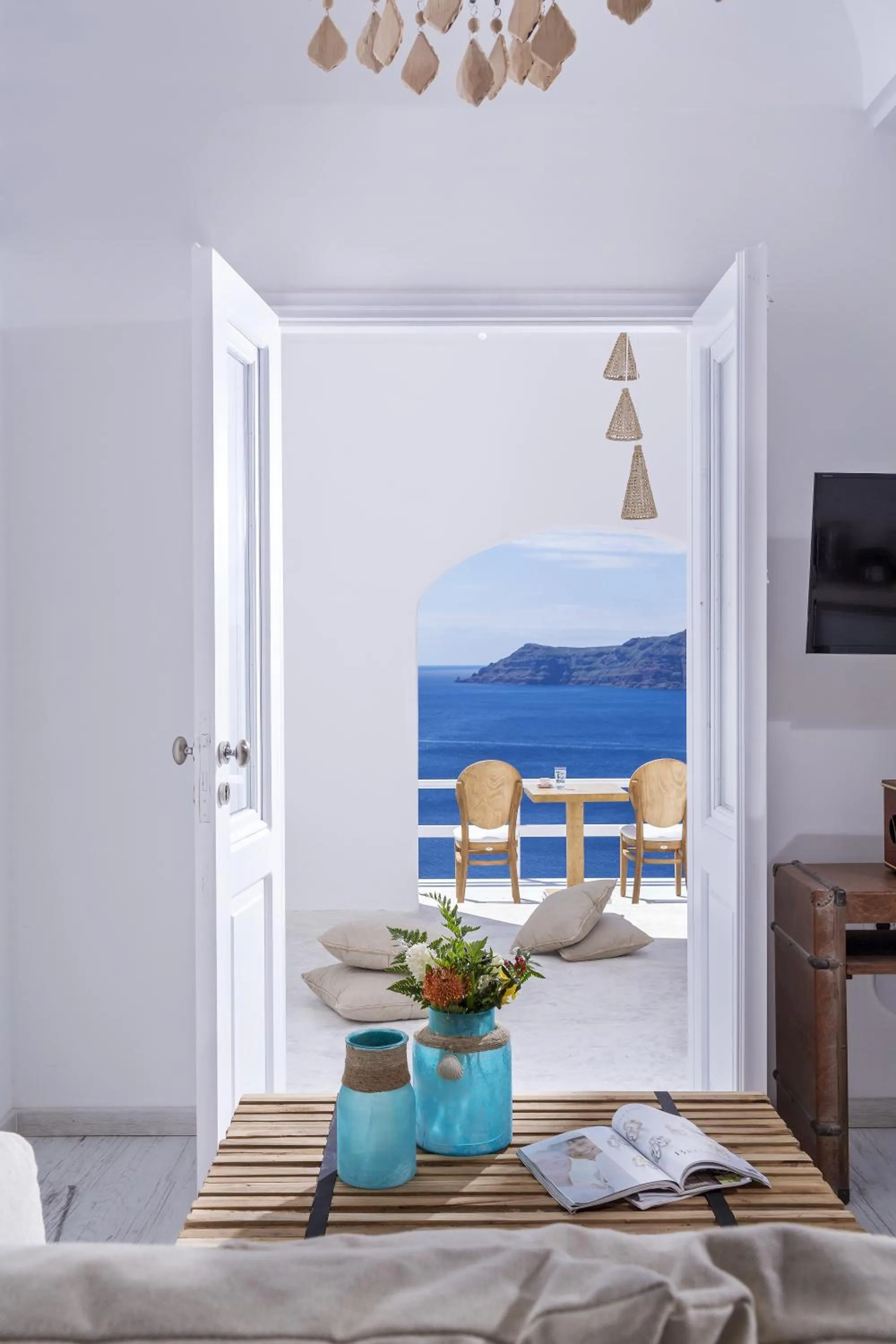 Living room, Bed in White Pearl Villas