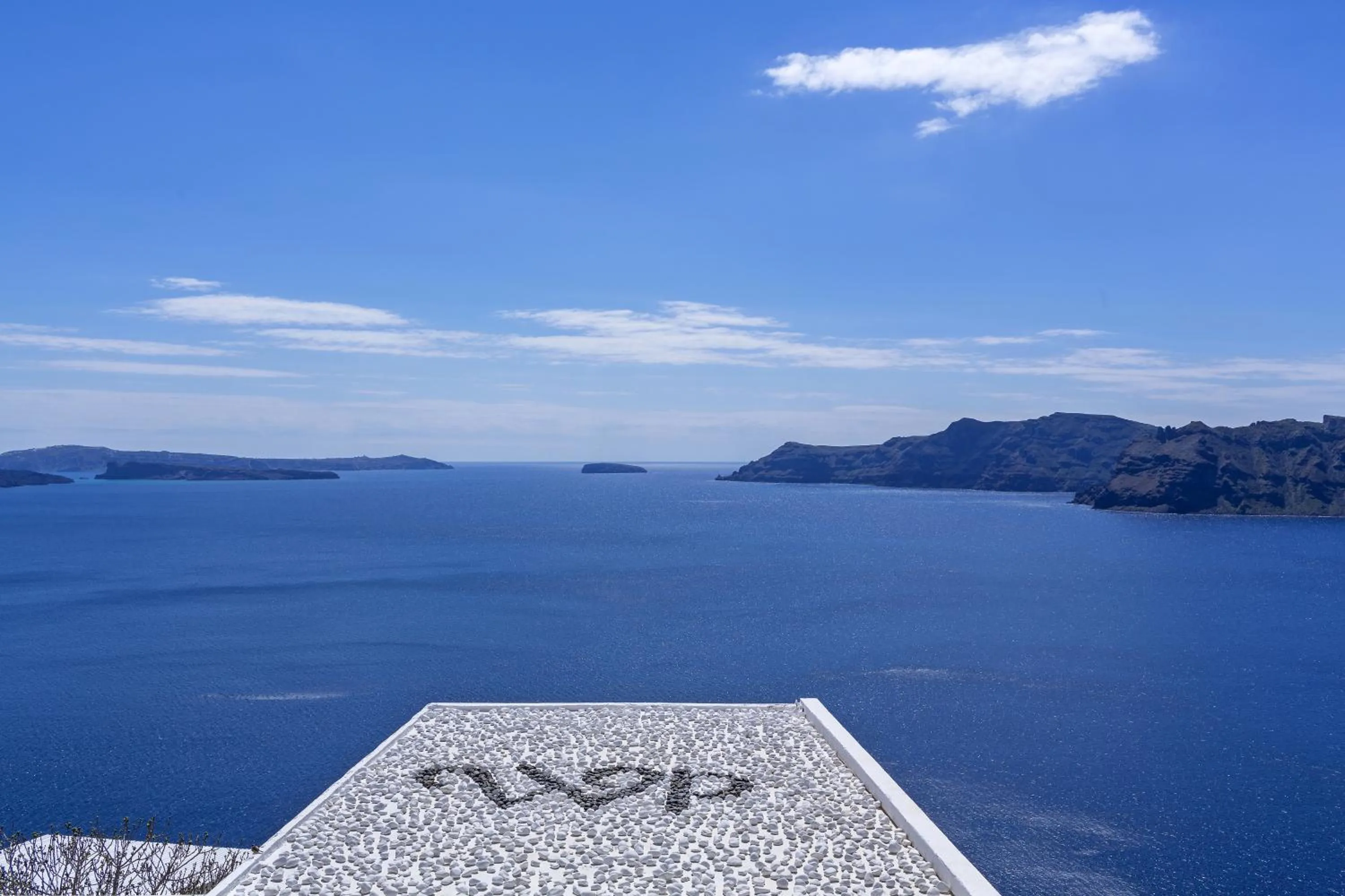 Bird's eye view in White Pearl Villas