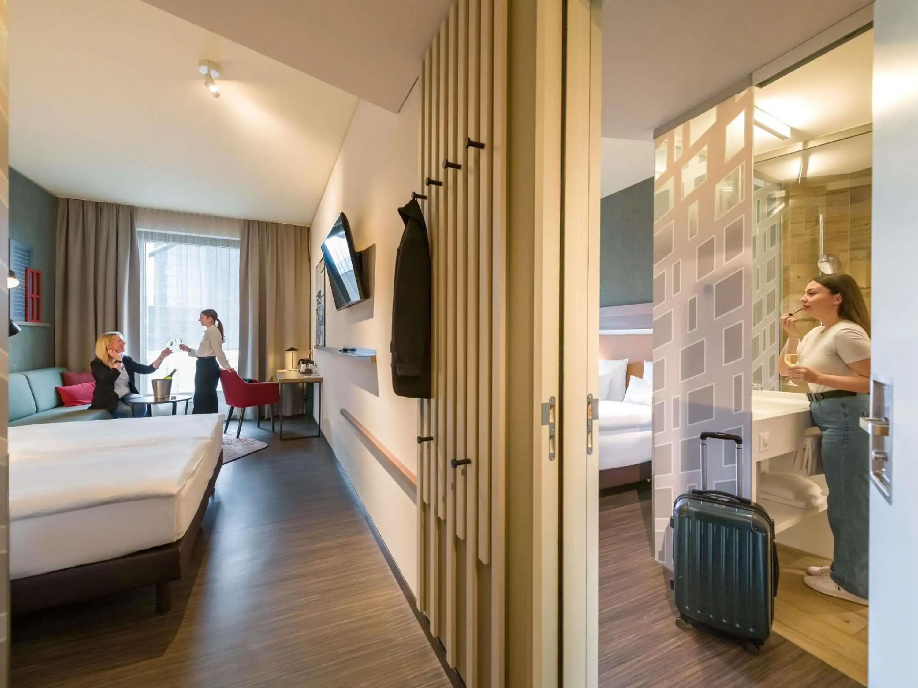 Bedroom, Bed in Mercure Zürich City Bedroom, Bed in Mercure Zürich City