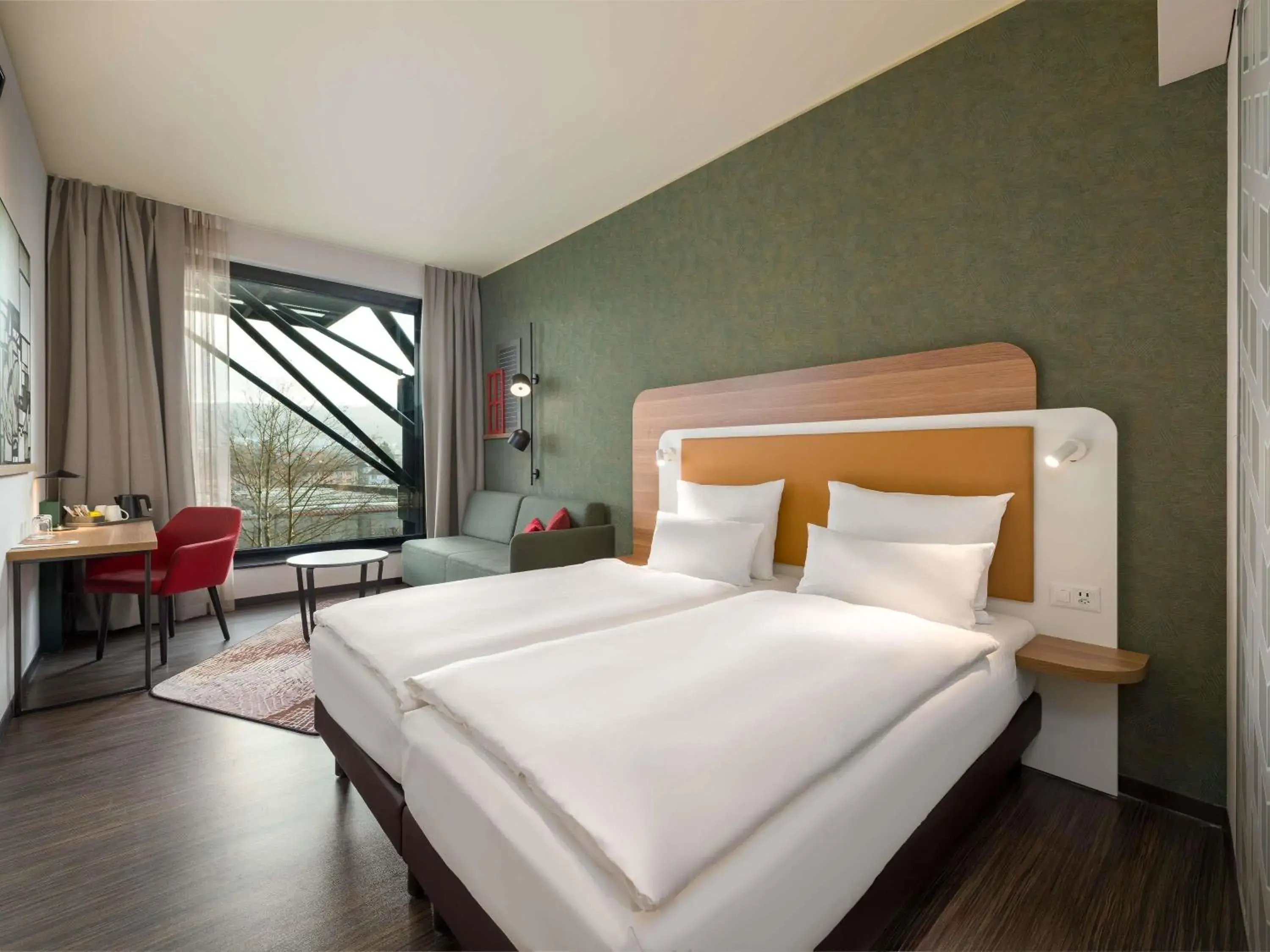 Bedroom, Bed in Mercure Zürich City Bedroom, Bed in Mercure Zürich City