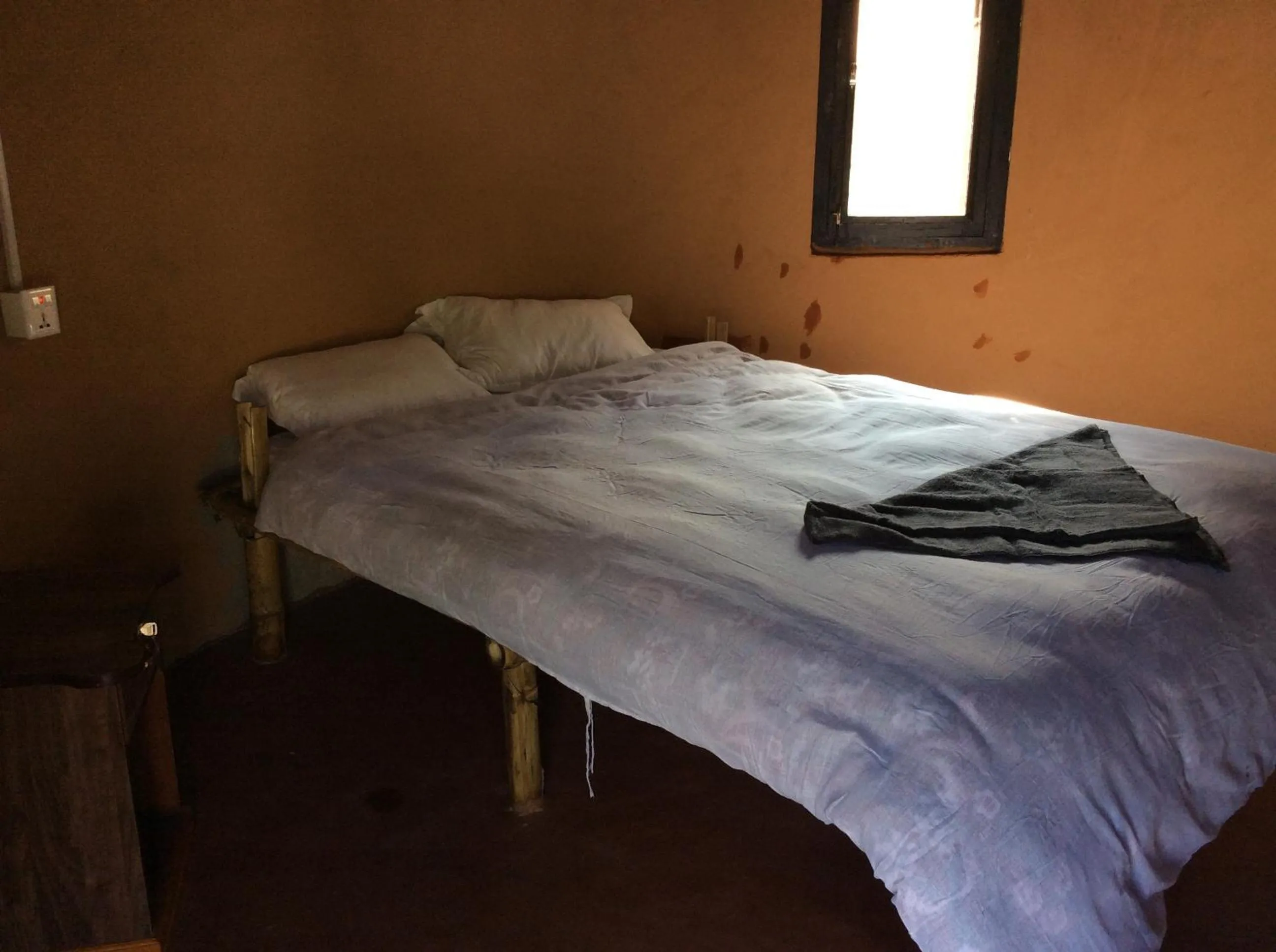 Bed in My beautiful cottage in pokhara